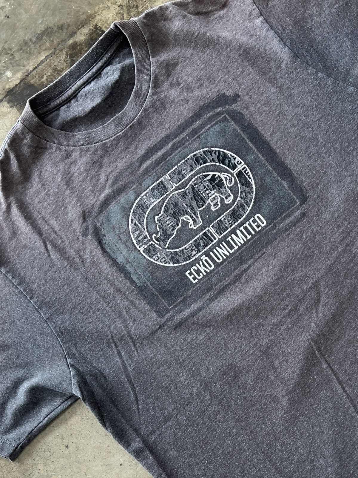 Ecko Unltd. × Vintage Ecko Unlimited Early 2000s Y2k Rhino Tee Large Size US L / EU 52-54 / 3 - 1 Thumbnail