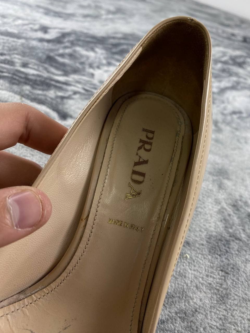 Prada Prada Leather Heels Women Size 36 Beige Size US 6 / IT 36 - 18 Thumbnail