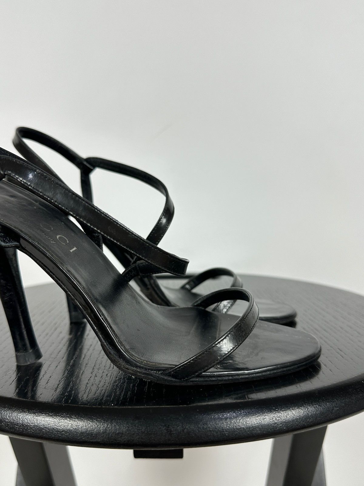 Gucci × Tom Ford × Vintage Vintage Gucci by Tom Ford Strappy Leather Heeled Sandals Size US 5.5 / IT 35.5 - 14 Thumbnail