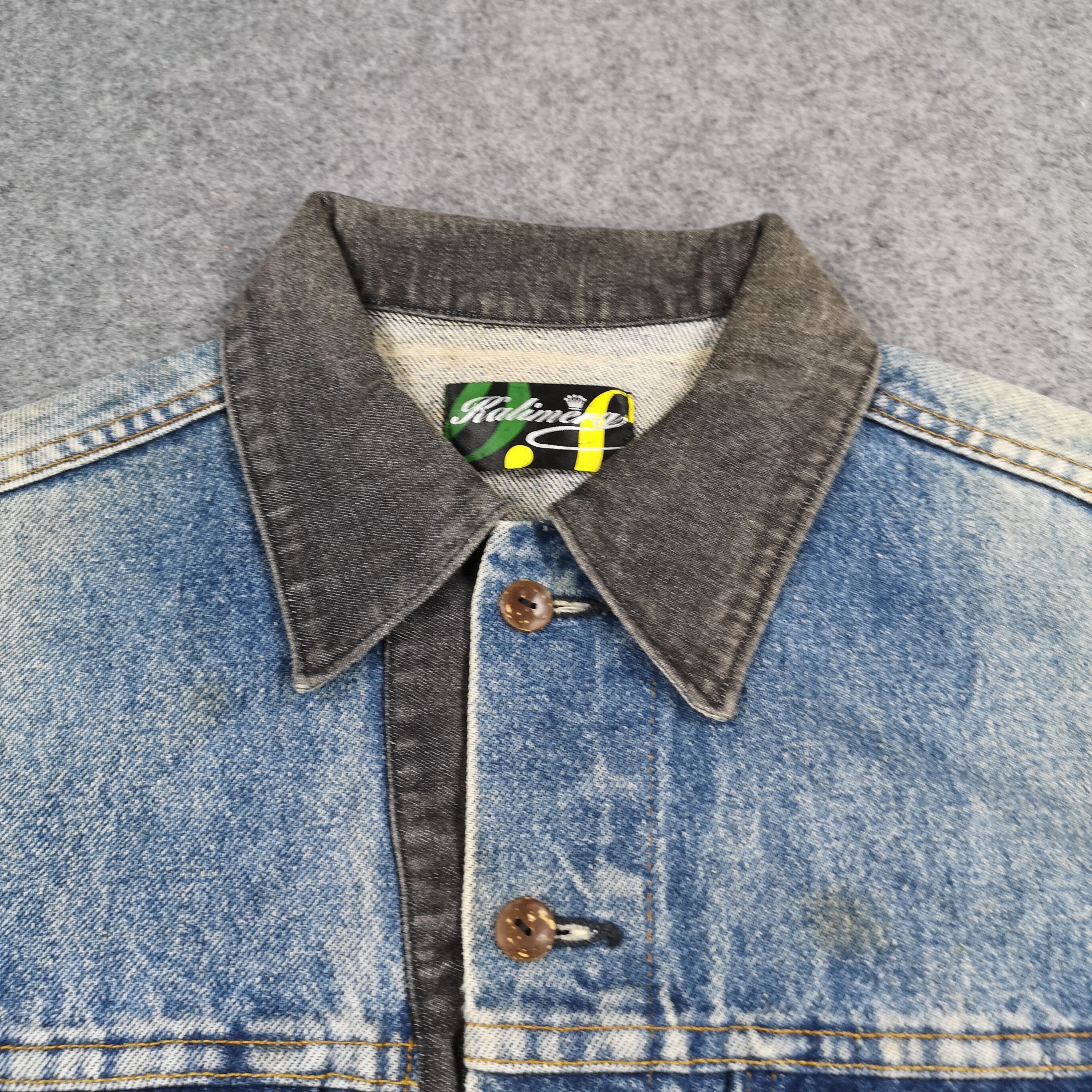 Levi's Vintage Levis x Kalimera Stone Wash Denim Trucker Jacket Size US M / EU 48-50 / 2 - 4 Thumbnail
