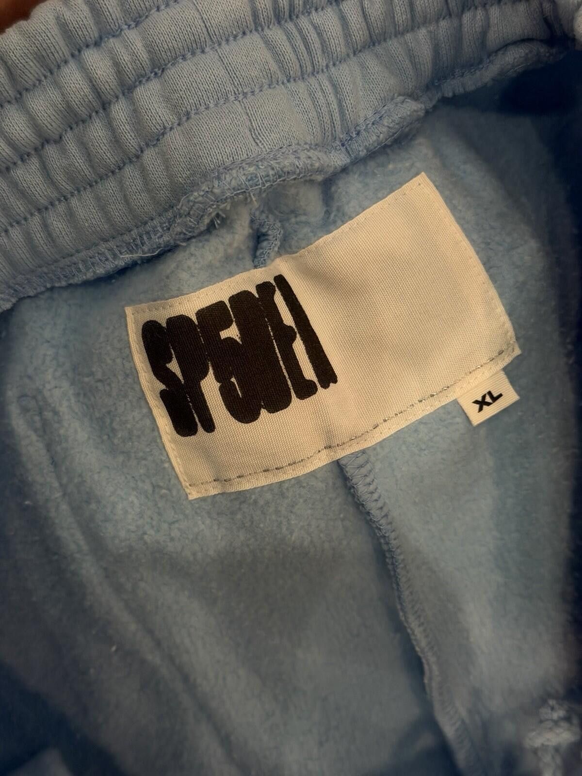 Sp5der Spider Worldwide Sp5der Sweat Shorts Blue VVS Size (XL) Size US 36 / EU 52 - 7 Thumbnail