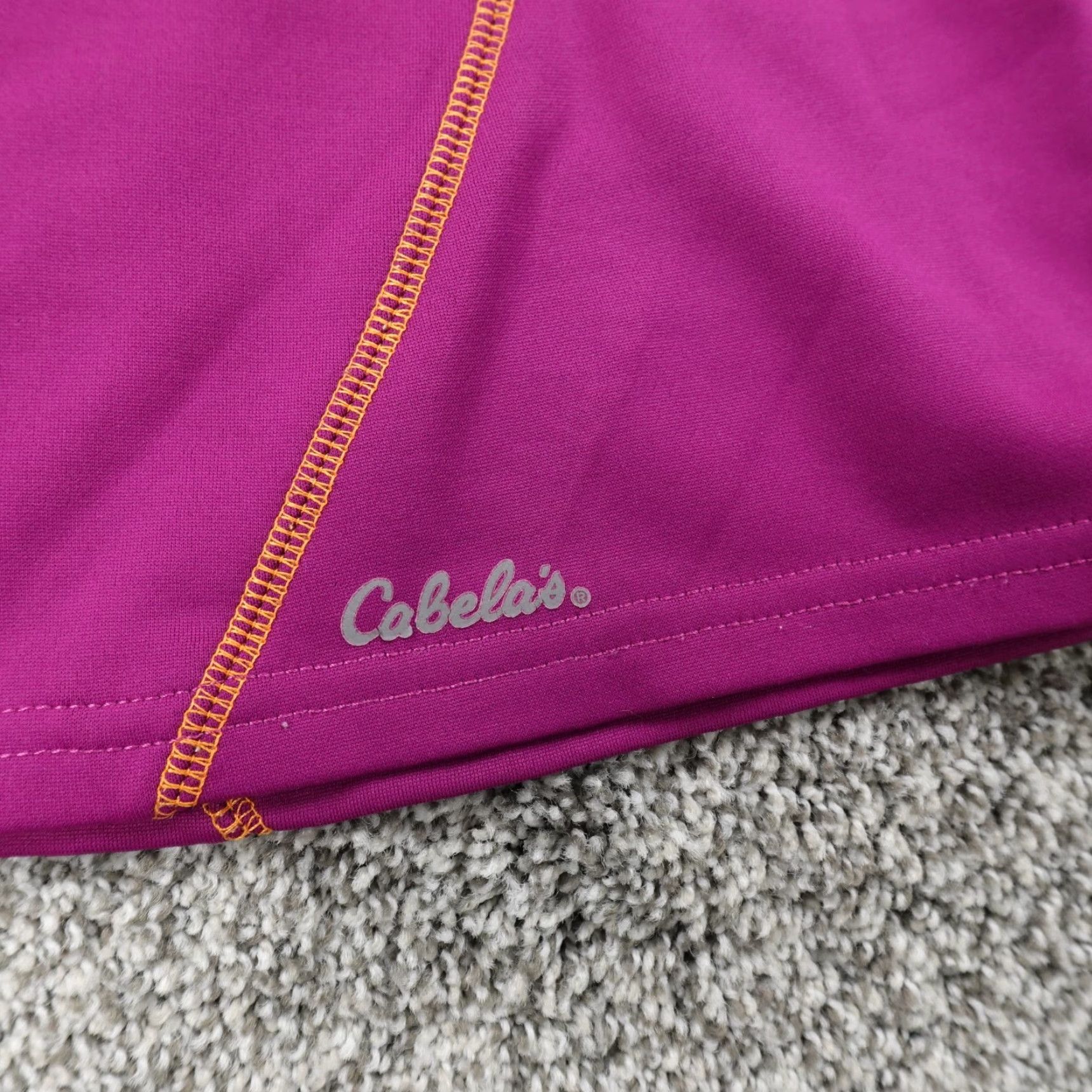 Vintage Cabela's Sweater Womens XL Purple Zip Pullover Mock Sweatshirt Outdoor Casual Size XL / US 12-14 / IT 48-50 - 2 Thumbnail