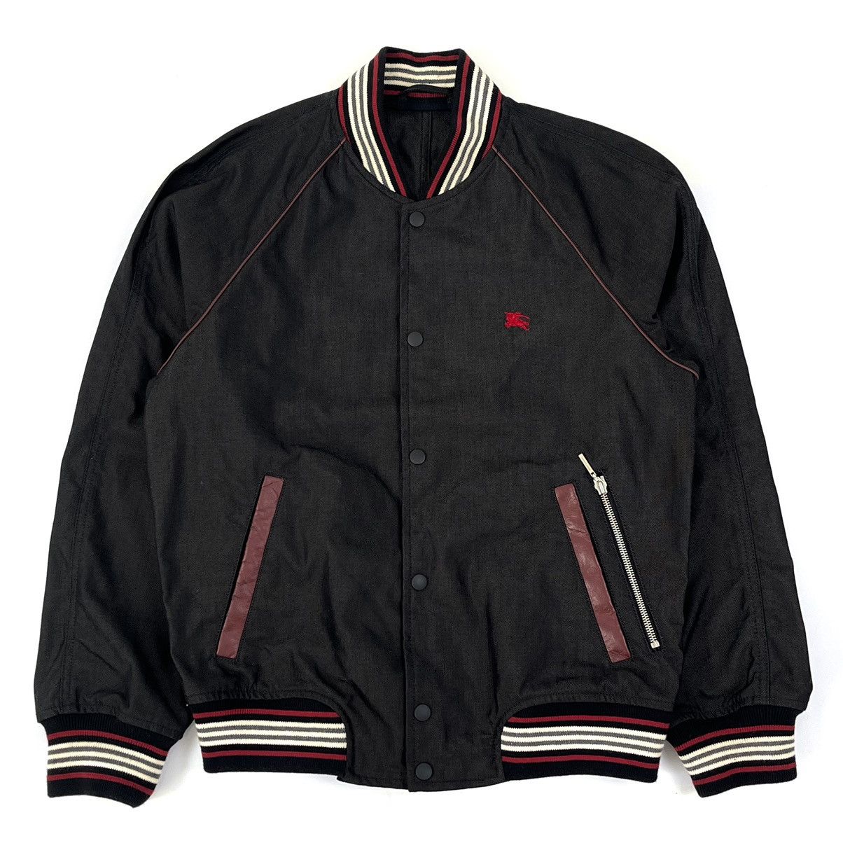 Burberry × Vintage Vintage Burberry blue label bomber jacket Size US M / EU 48-50 / 2 - 1 Thumbnail