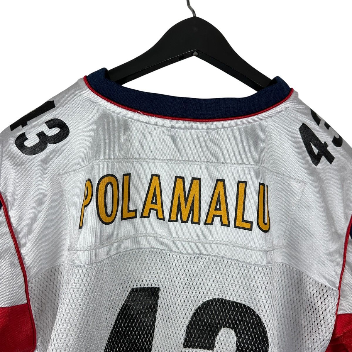 Vintage Mens Y2K Pittsburgh Steelers Troy Polamalu NFL Jersey Size US S / EU 44-46 / 1 - 9 Thumbnail