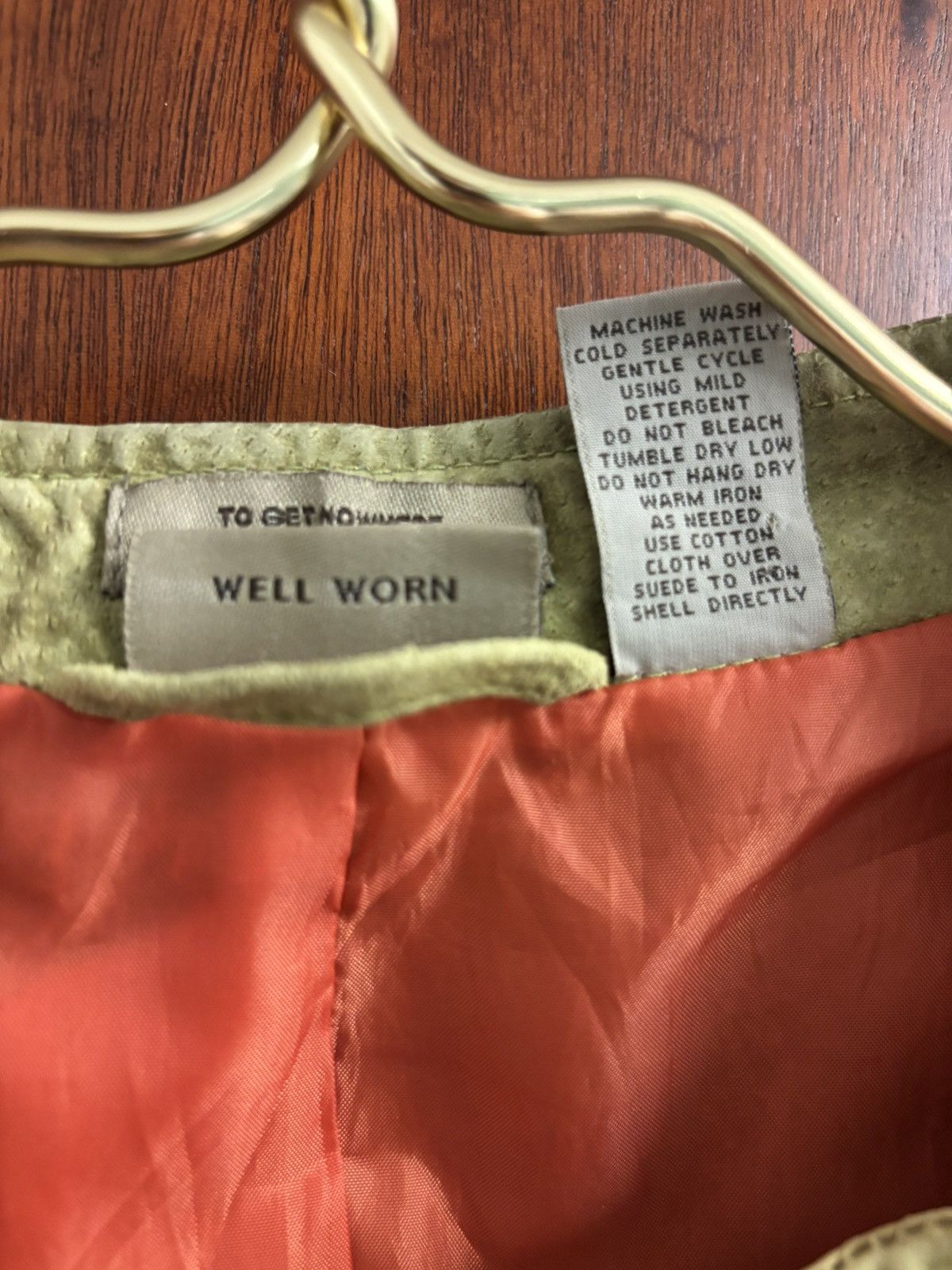 Vintage Green leather cafe jacket Size US L / EU 52-54 / 3 - 5 Thumbnail