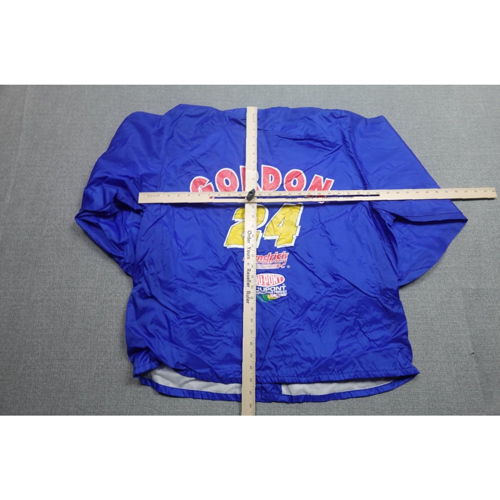 NASCAR VINTAGE Jeff Gordon Jacket Mens XL Blue Windbreaker Lined Nascar Swishy Snap Size US XL / EU 56 / 4 - 7 Thumbnail