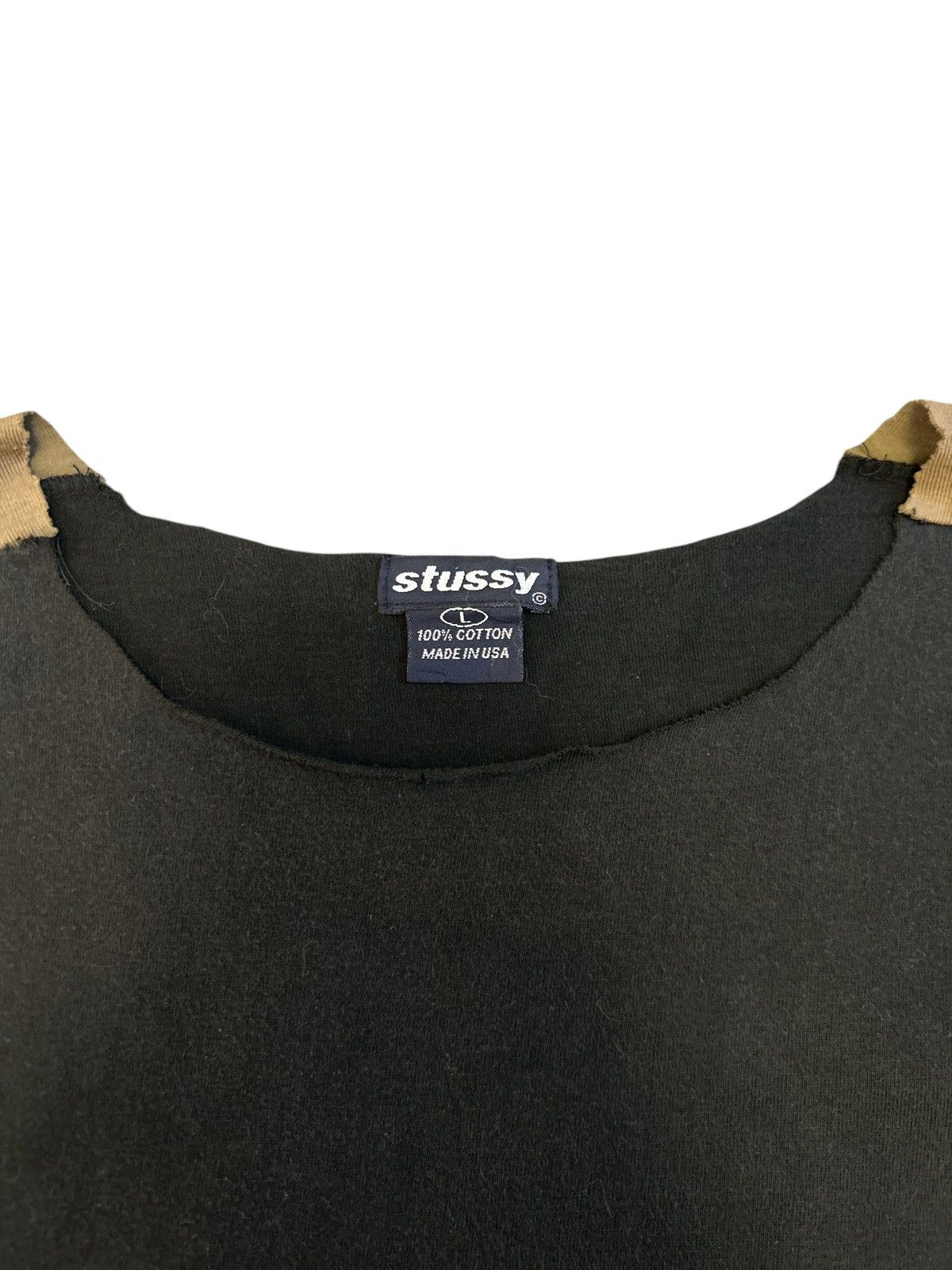 Stussy Crazy Vintage Stussy Distress Collar Embroidery Size US L / EU 52-54 / 3 - 2 Thumbnail