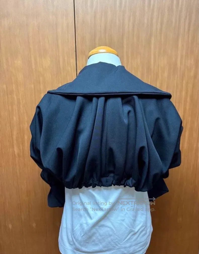 Comme des Garcons Comme des Garcons Black Wool Ruffle Collar Bolero Size S / US 4 / IT 40 - 2 Thumbnail