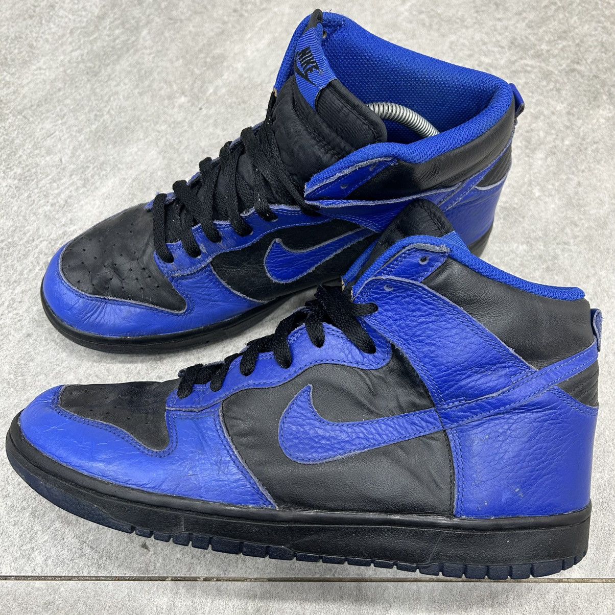 Nike SB NIKE SB DUNK High VINTAGE 00s Black Leather Size US 10.5 / EU 43-44 - 1 Thumbnail