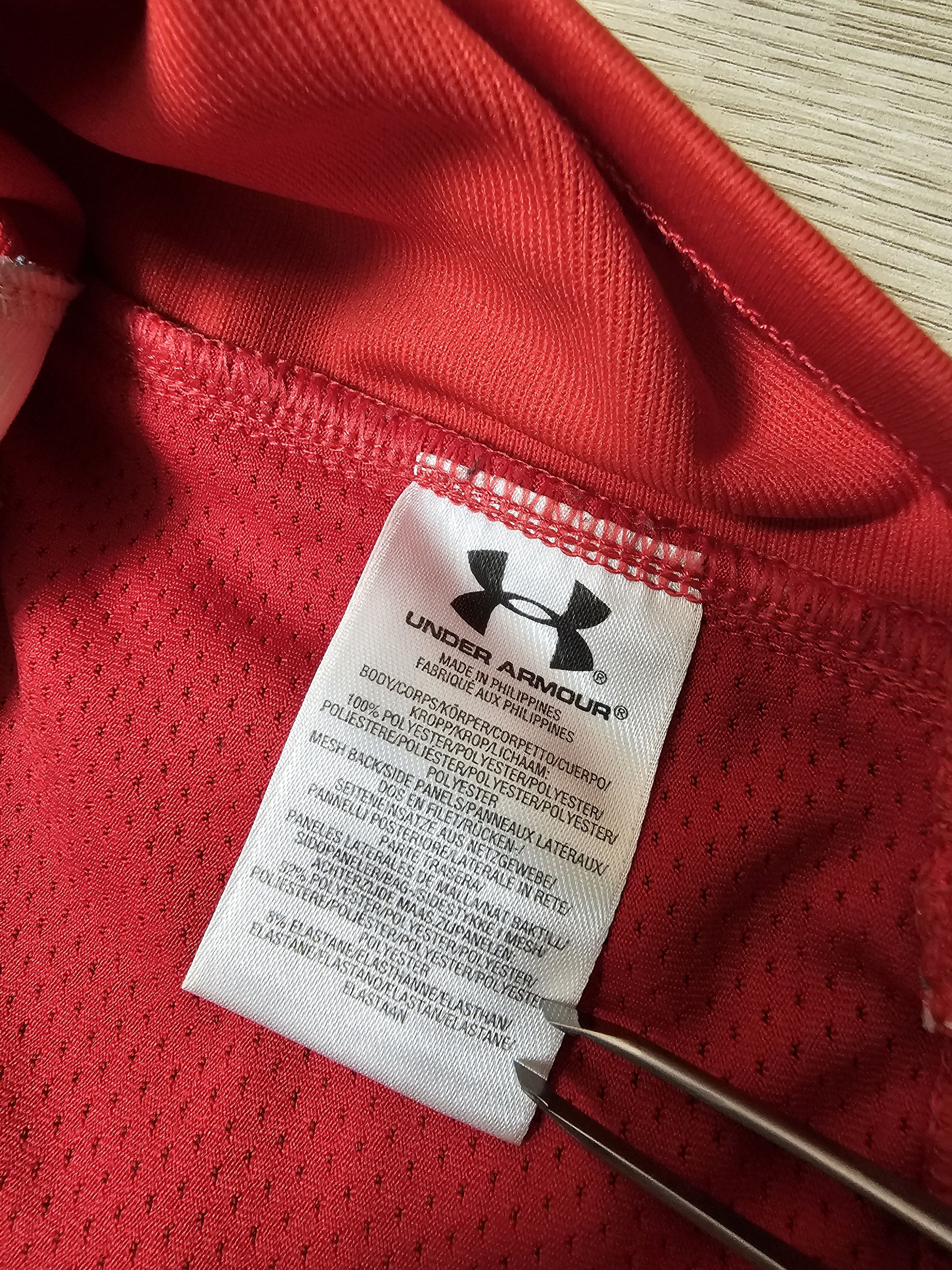 Under Armour WALES RUGBY JERSEY LONG HOME 2010 SHIRT WRU RUGBY JERSEY RED Size US S / EU 44-46 / 1 - 7 Thumbnail