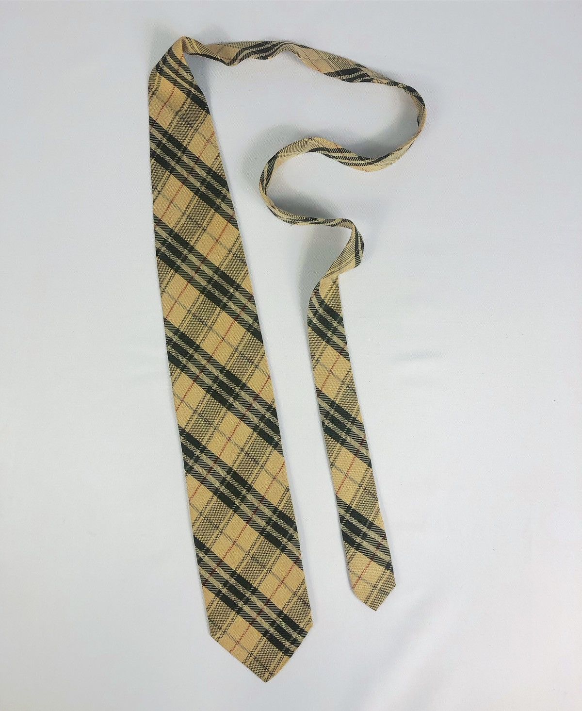 Yves Saint Laurent Rare Vintage Yves Saint Laurent YSL Checkered Silk Tie Size ONE SIZE - 2 Thumbnail