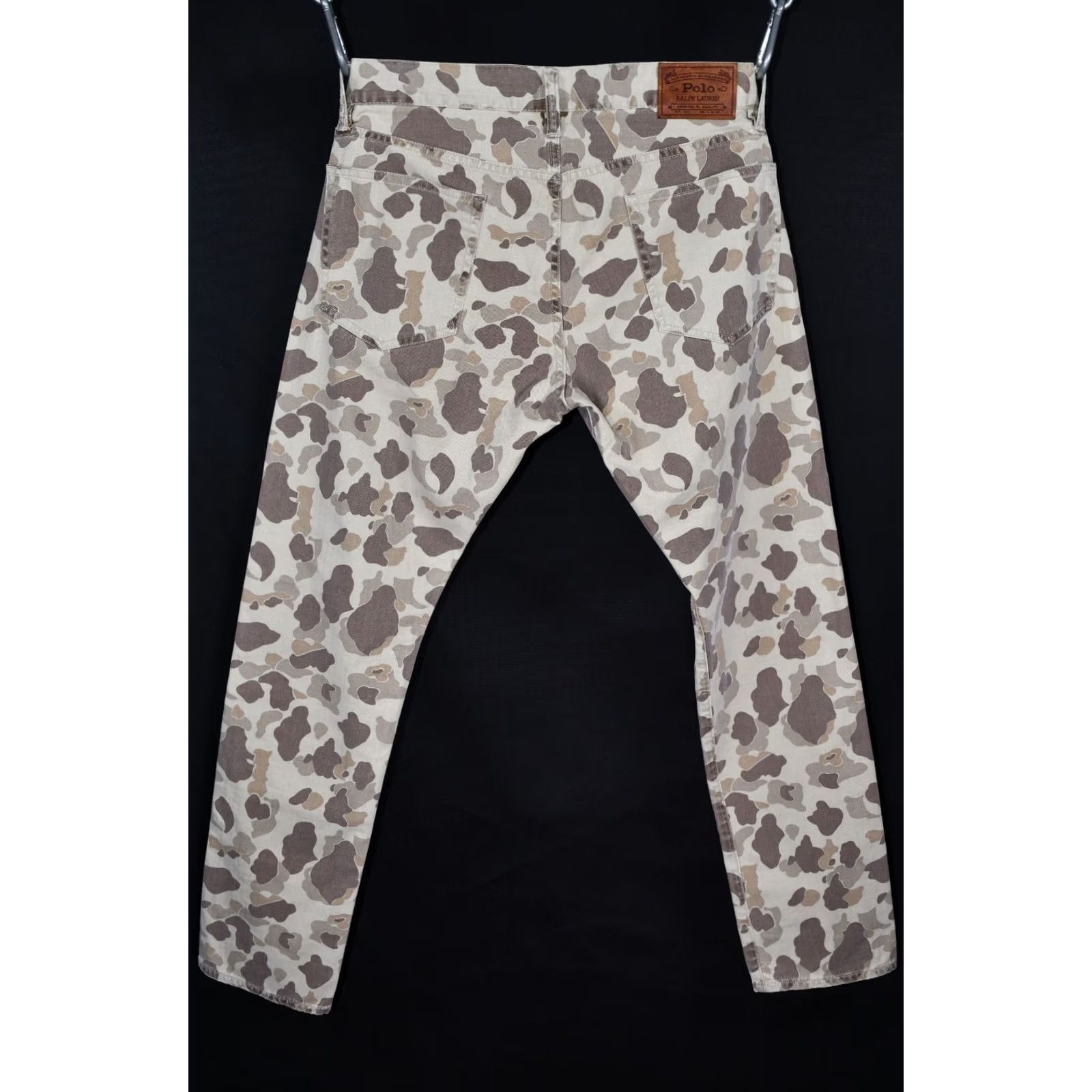 Polo Ralph Lauren Polo Ralph Lauren Military Army Desert Camouflage Sullivan Slim Jeans Mens W33 Slim Tapered 98% Cotton 2% Elastane Camouflage Army Decade 90s Women? Size US XS / EU 42 / 0 - 4 Thumbnail