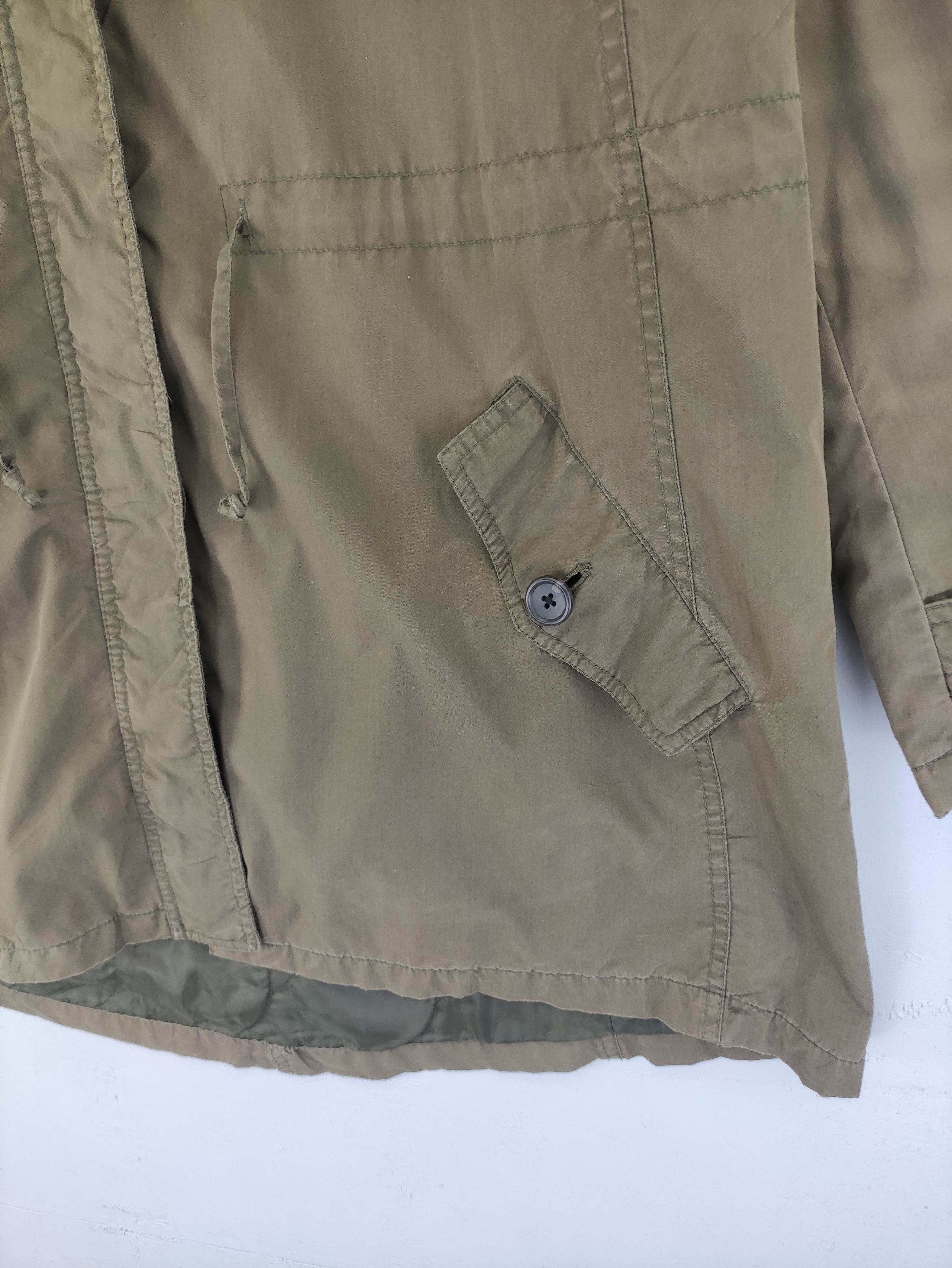 Uniqlo Vintage Uniqlo Garment Military Parka Hoodie Jacket Zipper Size US L / EU 52-54 / 3 - 2 Thumbnail