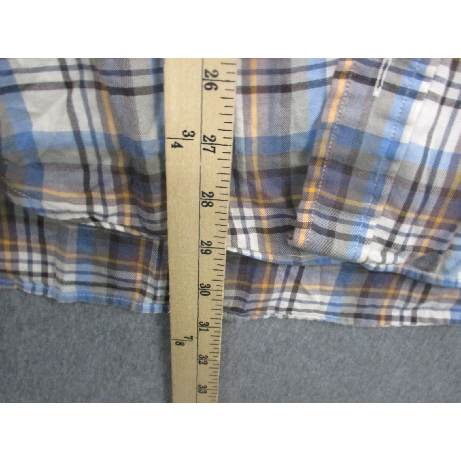 Vintage VINTAGE Gitman Bros Shirt Mens M Blue Brown Plaid Button-Down Made USA Cotton Size US M / EU 48-50 / 2 - 4 Thumbnail