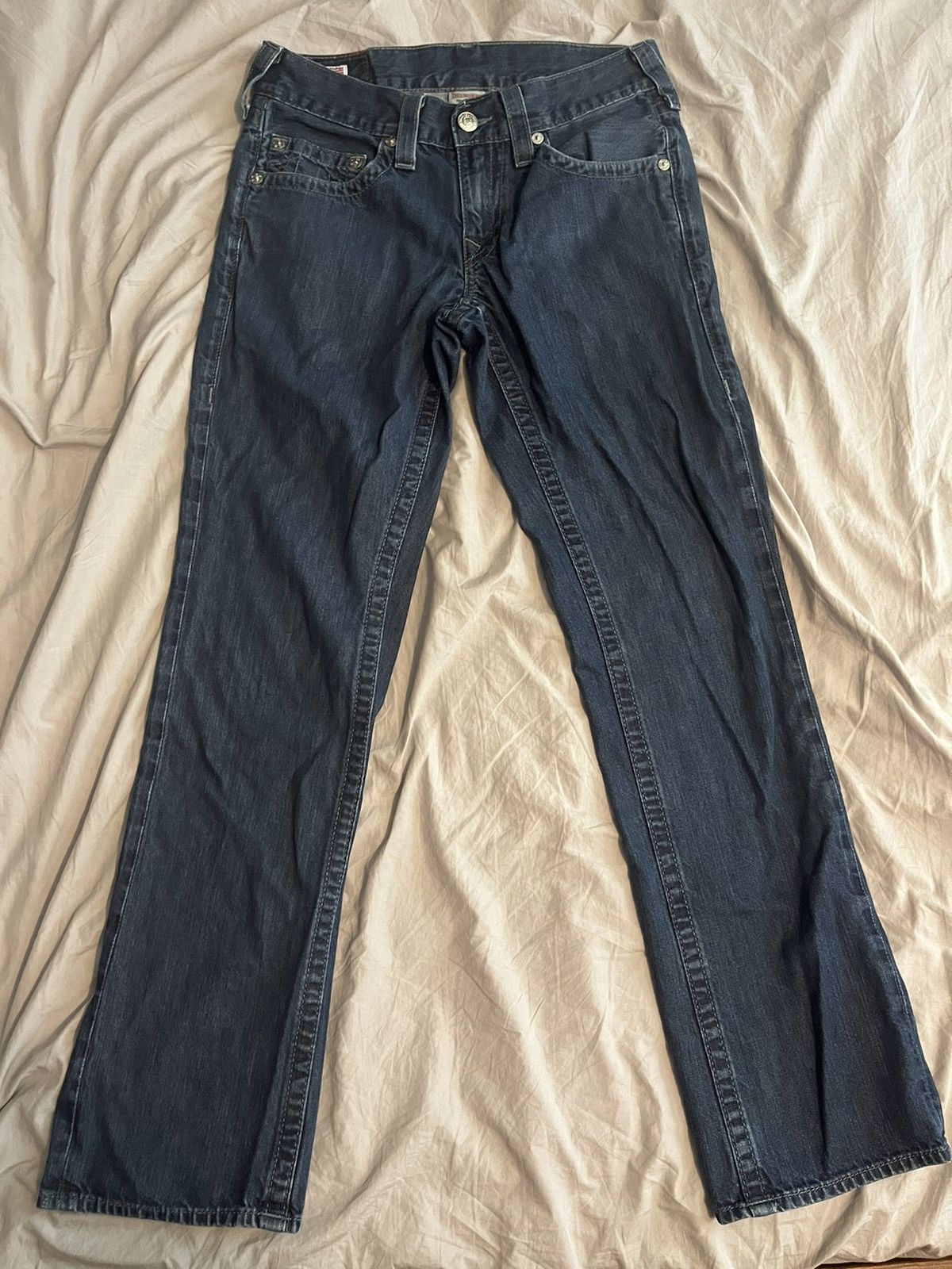 True Religion True Religion Section Bobby Boot Cut Jeans/ Blue Size US 31 - 2 Thumbnail