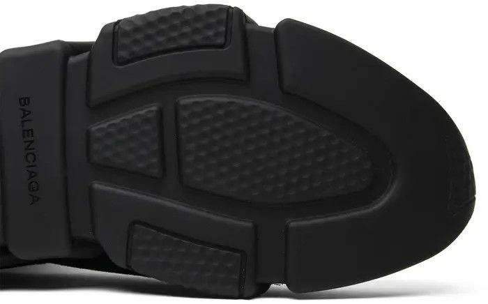 Balenciaga o1tr1nto0525 Speed Recycled Knit Sneakers in Black Size US 10 / EU 43 - 4 Thumbnail