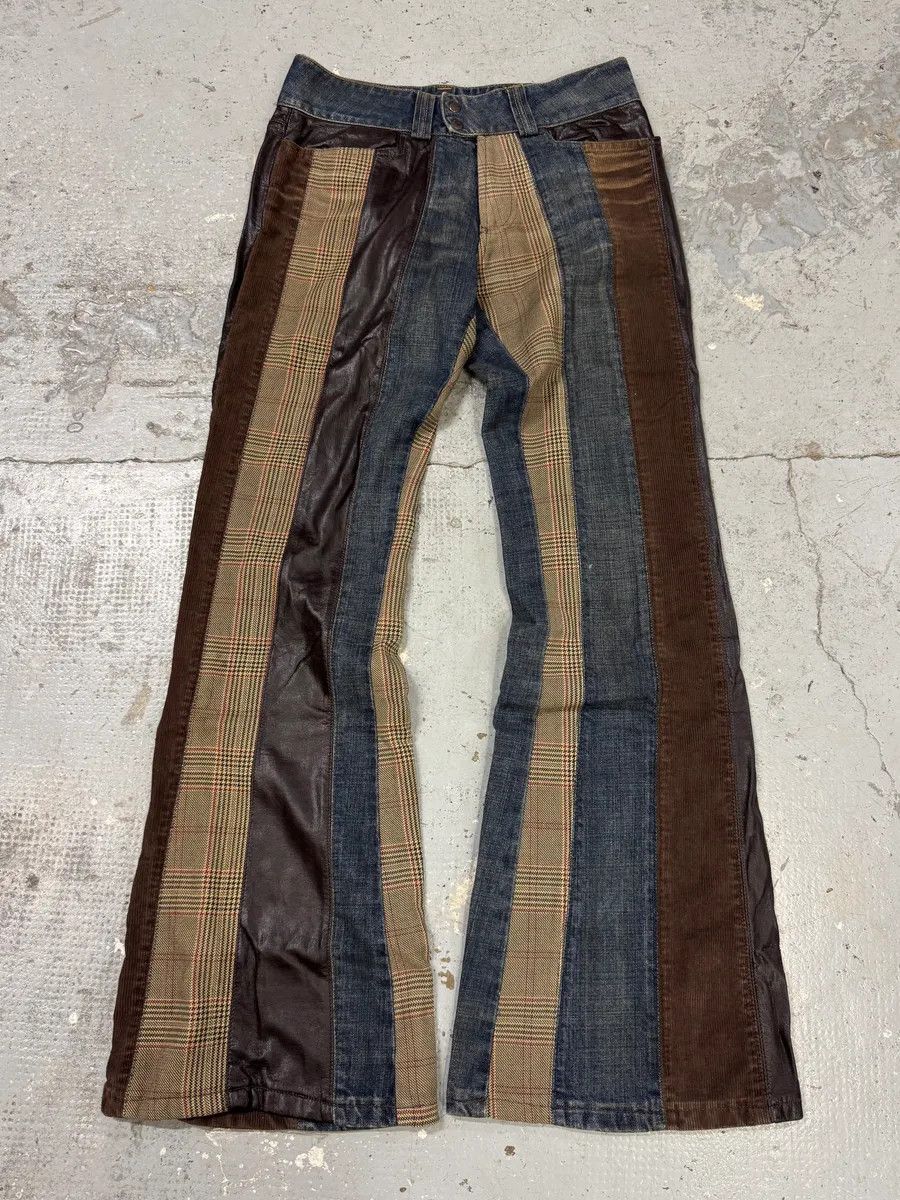 Vintage 2000s Energie Hybrid Materials Pants Size US 30 / EU 46 - 1 Thumbnail