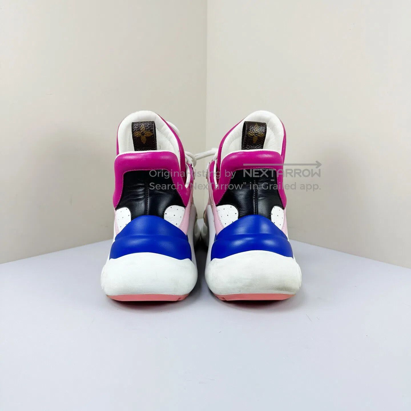 Louis Vuitton Louis Vuitton White-pink dad shoes| Size US 6.5 / IT 36.5 - 3 Thumbnail
