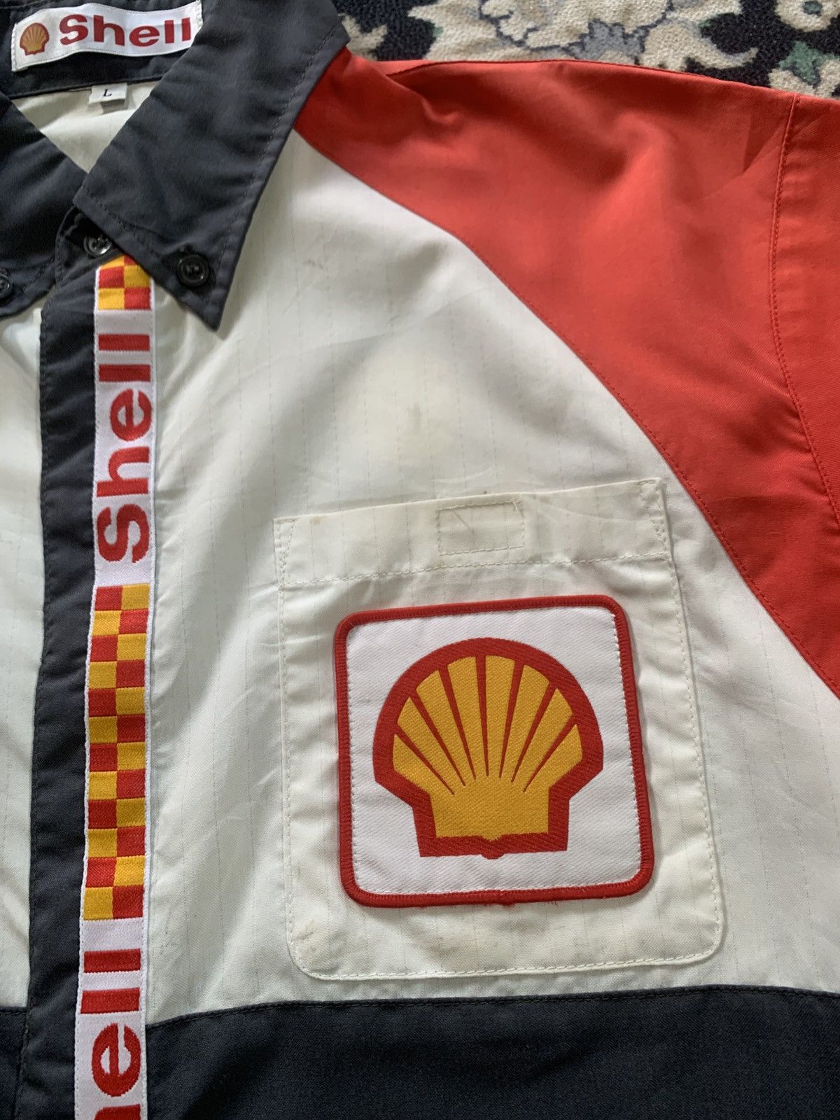 Vintage VINTAGE SHELL SHIRT Size US L / EU 52-54 / 3 - 5 Thumbnail
