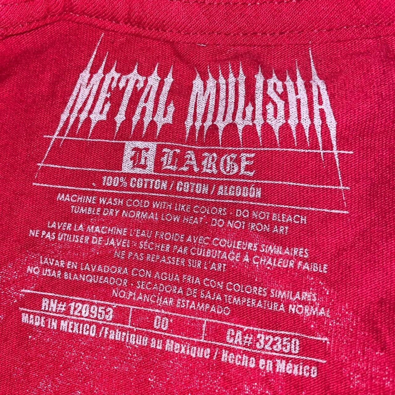 Metal Mulisha Metal Mulisha y2k red skull t shirt Size US L / EU 52-54 / 3 - 3 Thumbnail