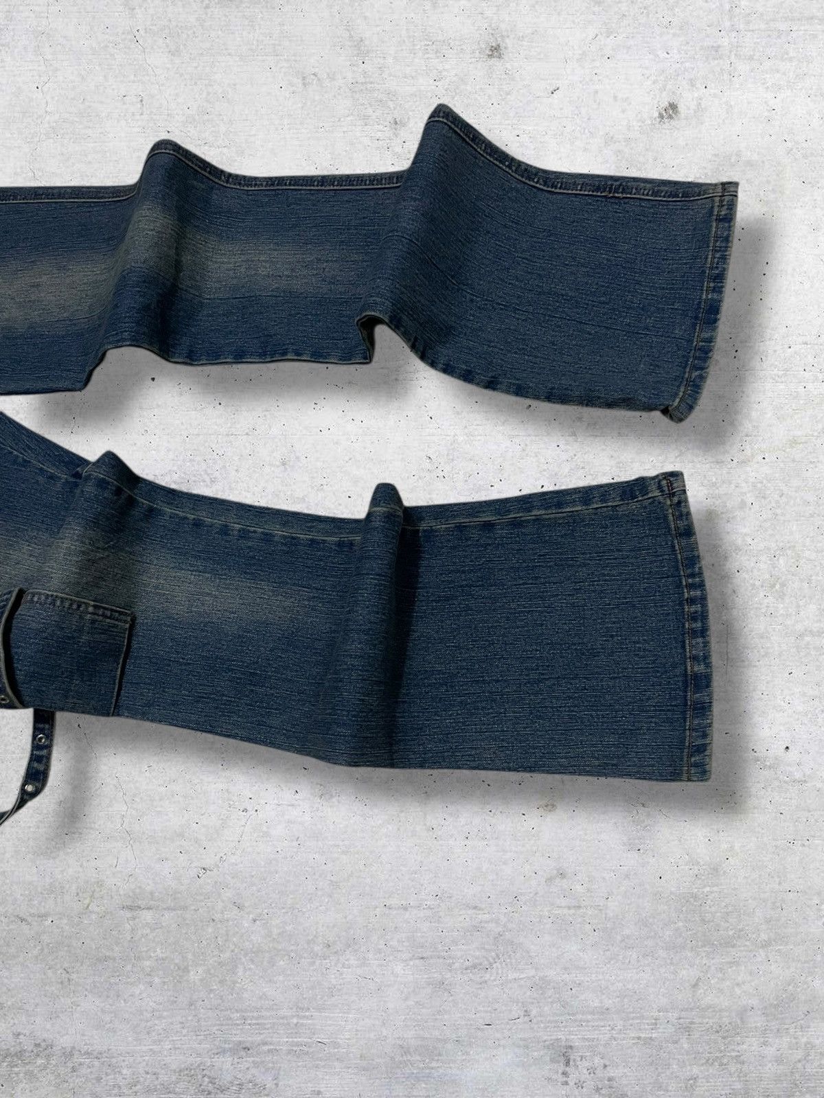 Japanese Brand VINTAGE HAPHAZARD JAPAN DESIGNER 90S BONDAGE PUNK FLARED OG Size US 26 / EU 42 - 5 Thumbnail