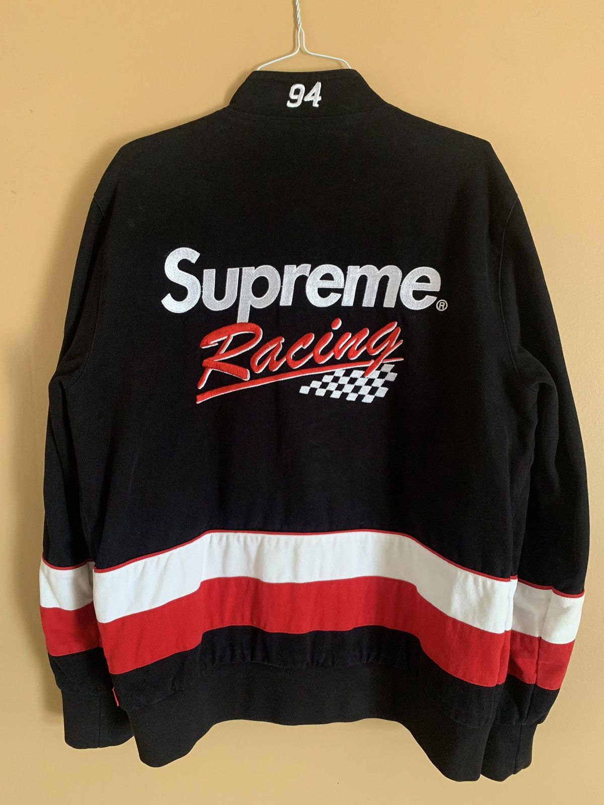 Supreme Supreme Wise Racing Jacket FW13 Black NASCAR Size US M / EU 48-50 / 2 - 2 Thumbnail