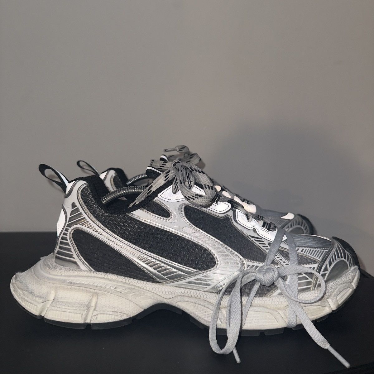 Balenciaga Balenciaga 3XL Black/White Mesh Size 44 Size US 11 / EU 44 - 1 Thumbnail