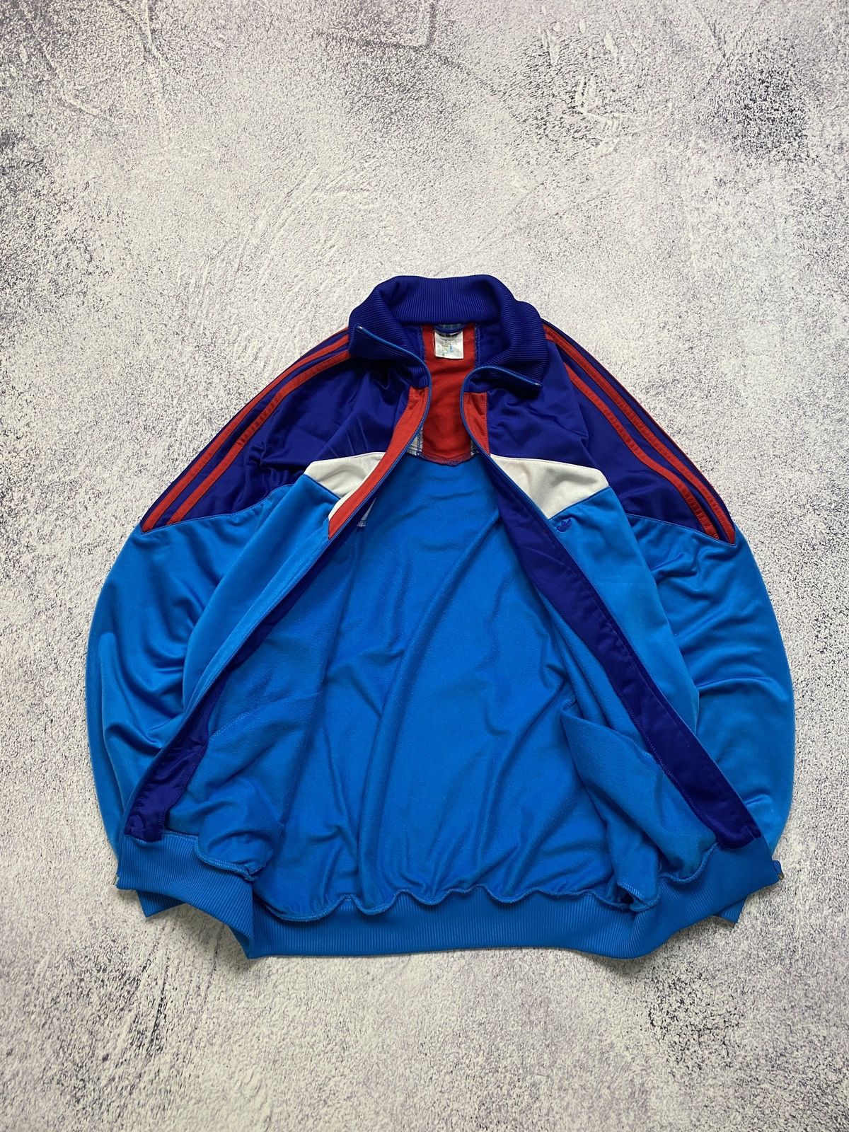 Adidas × Vintage Vintage Adidas Multicolour Tracksuit Track Jacket Pants 90s Size US M / EU 48-50 / 2 - 5 Thumbnail