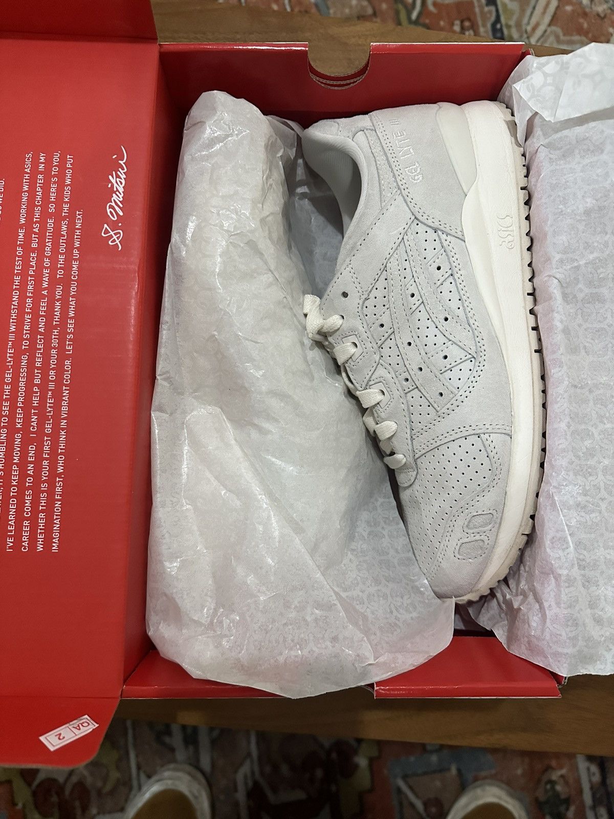 Asics Asics Gel-Lyte 3 OG - Cream Size US 8 / EU 41 - 1 Thumbnail