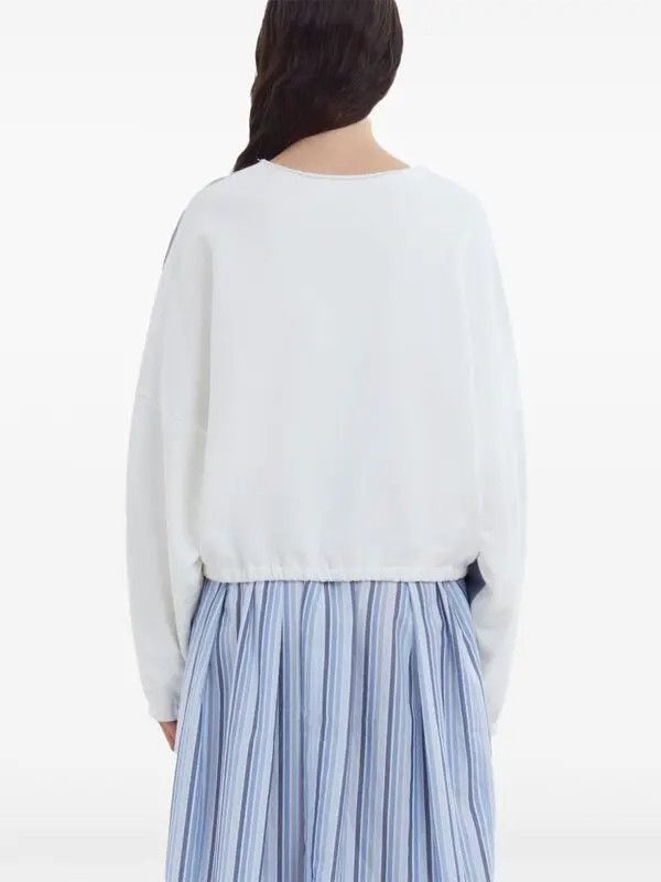 Marni o1w1db11125 Logo-Embossed Sweatshirt in Blue Size XL / US 12-14 / IT 48-50 - 3 Thumbnail