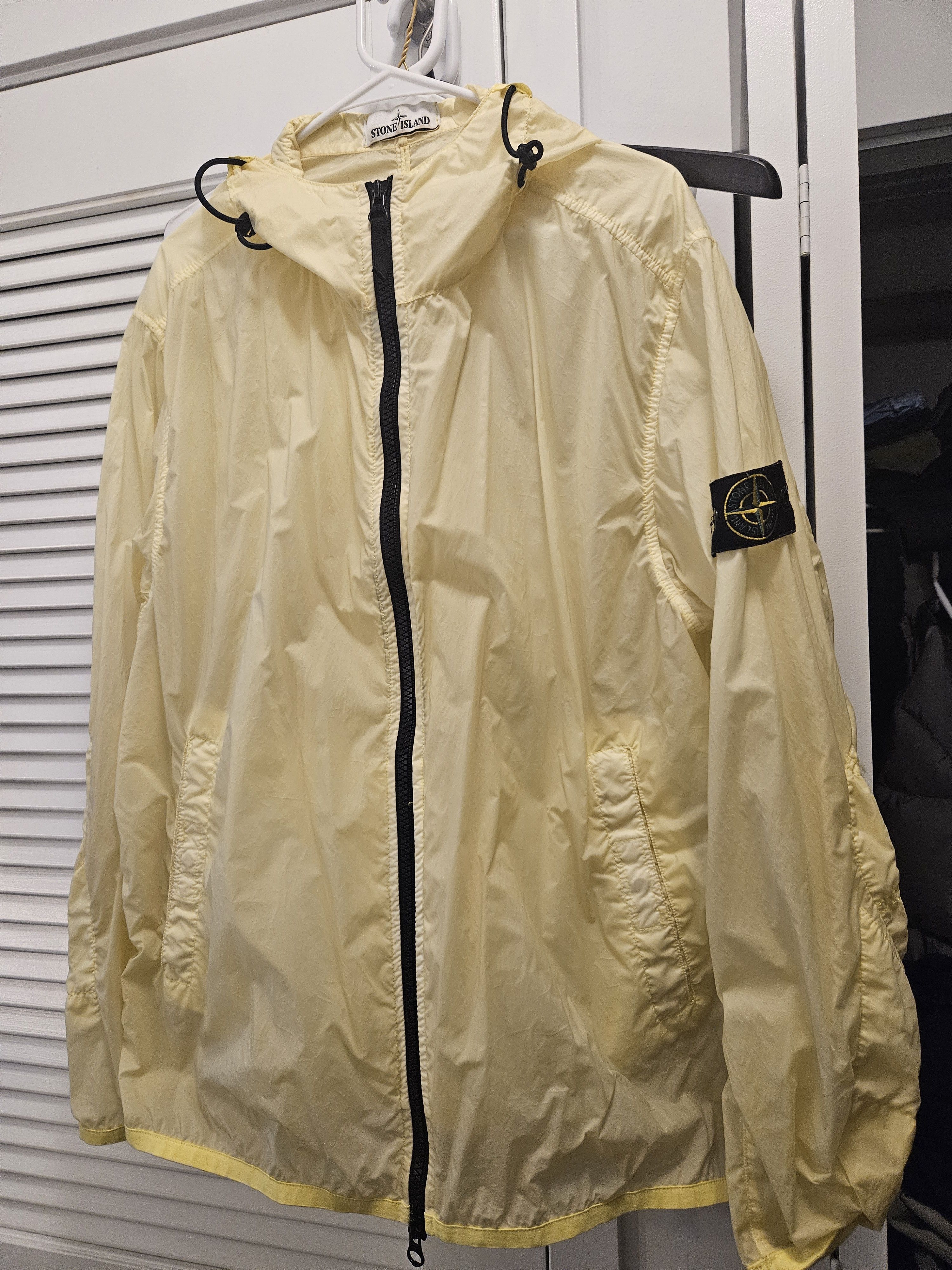 Stone Island Stone Island Lamy Velour Lemon Yellow Jacket Size US XXL / EU 58 / 5 - 5 Thumbnail