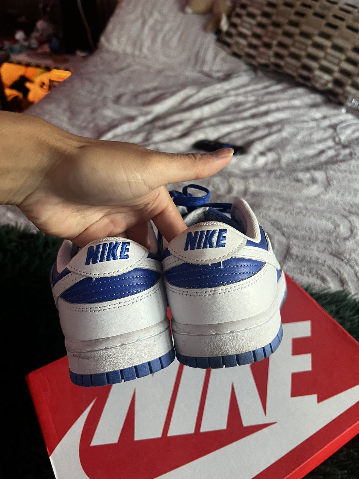 Nike Nike Dunk Low ‘Racer Blue White’ 2022 Mens Size 8.5 Size US 8.5 / EU 41-42 - 4 Thumbnail