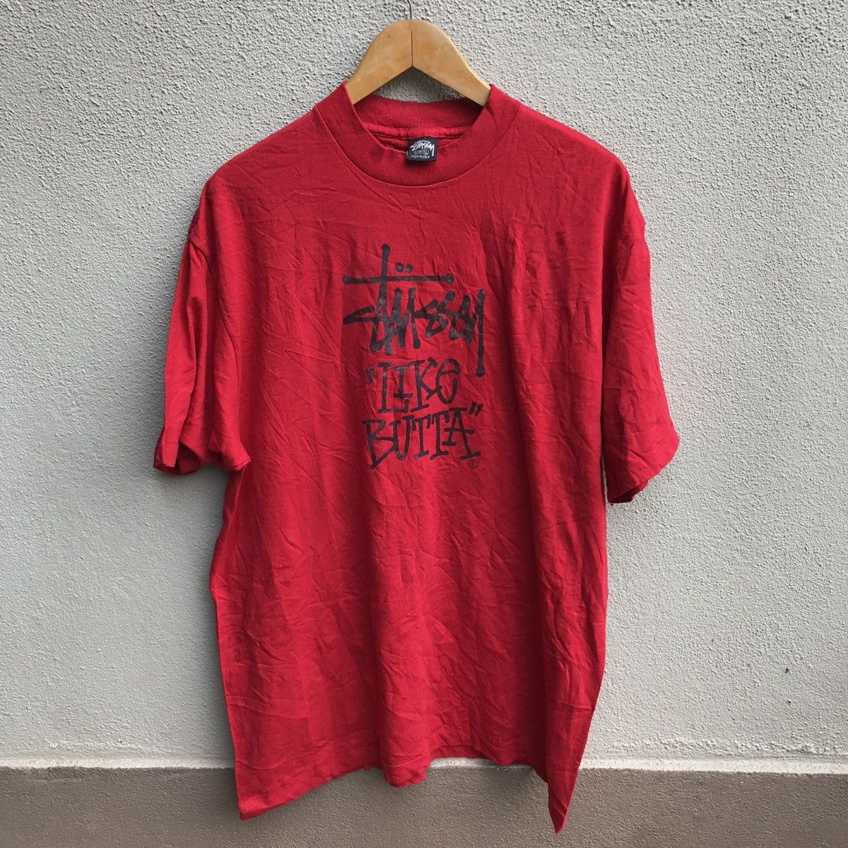 Stussy LIKE BUTTA ホワイト Tシャツ Stussy LIKE BUTTA ホワイト Tシャツ
