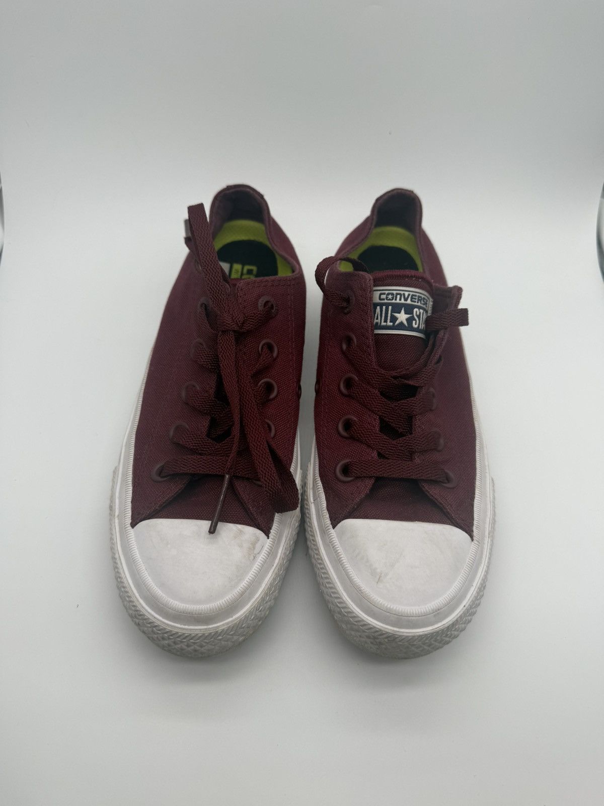 Converse Converse Lunarlon Maroon Chuck Taylor II All Star Low Sz 5.5 Size US 5.5 / IT 35.5 - 1 Thumbnail