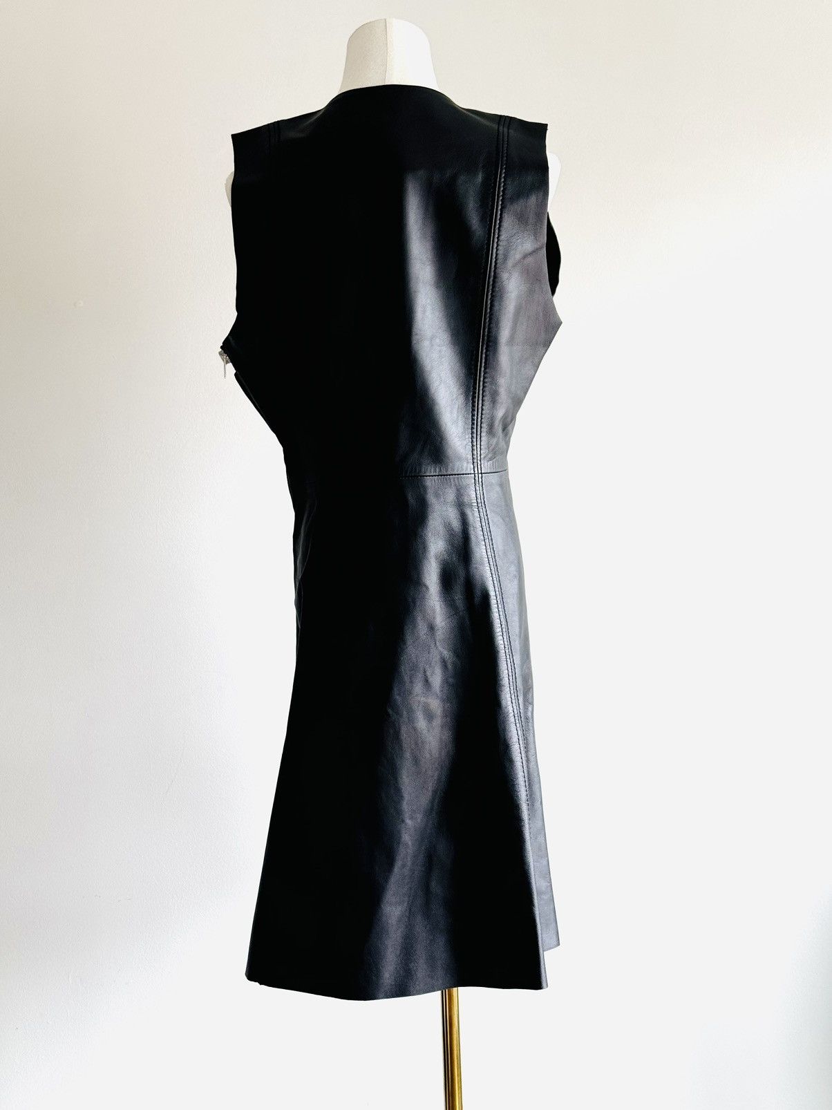 Acne Studios Acne Studios Lavern Leather plunge neck dress pinafore sz 40 Size S / US 4 / IT 40 - 5 Thumbnail