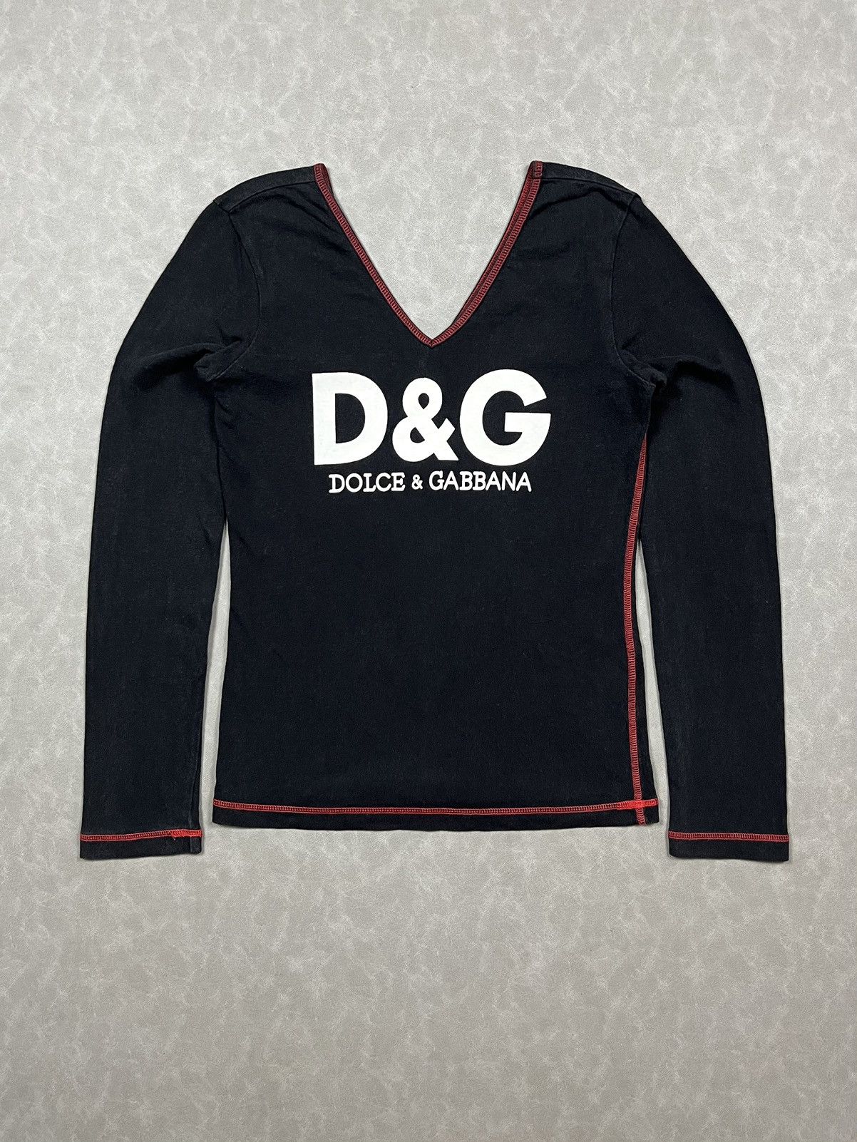 Dolce & Gabbana 2000s D&G big logo long sleeve Size S / US 4 / IT 40 - 1 Thumbnail