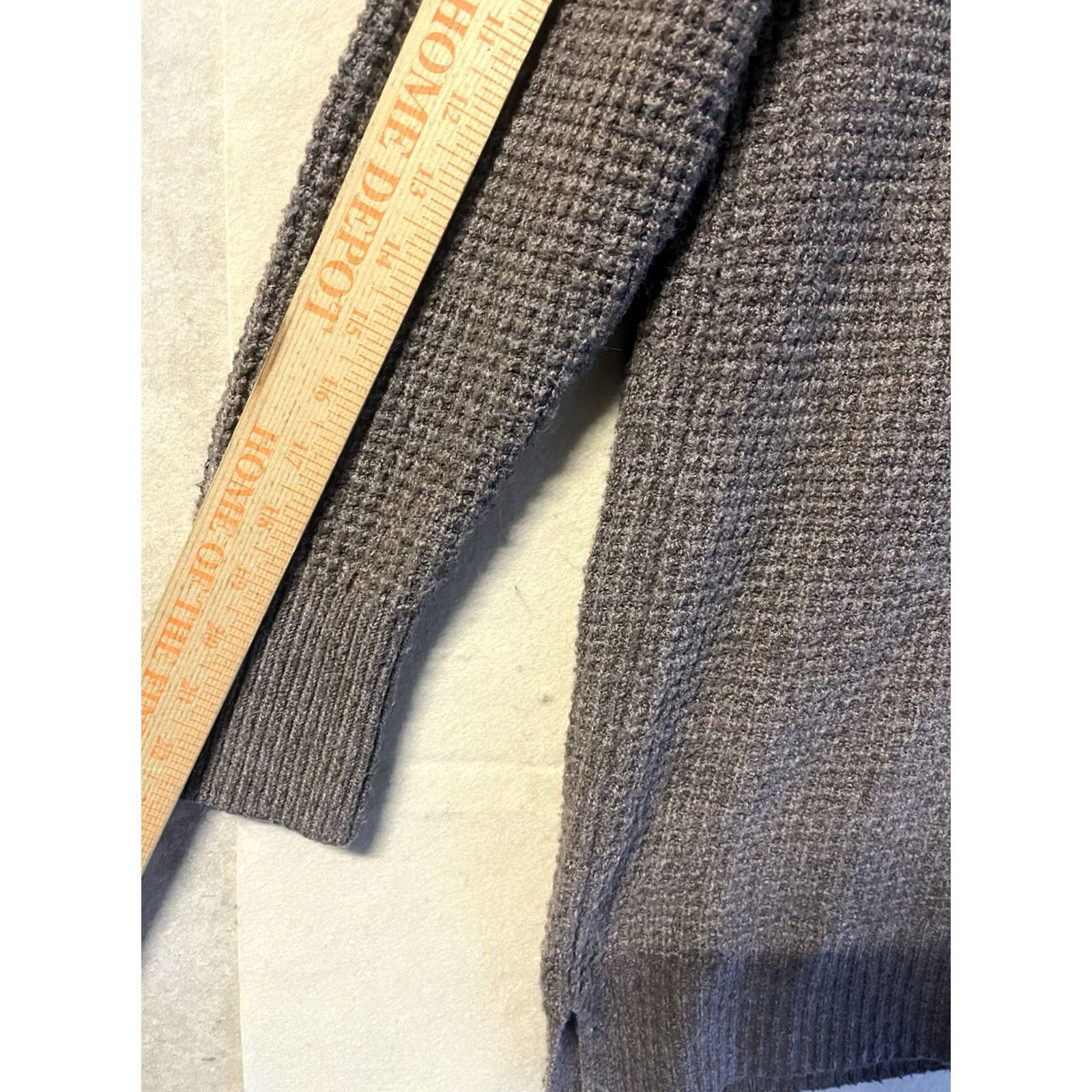 Vintage Caslon Cardigan Waffle Knit Brown XL Women Regular Size Cardigan Casual Women’s Caslon Brown XL Size XL / US 12-14 / IT 48-50 - 5 Thumbnail