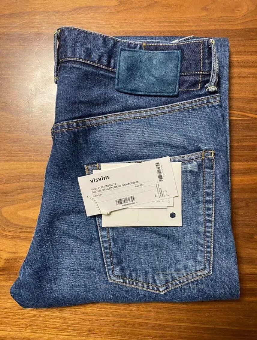 Visvim visvim social sculpture damaged denim jeans. Size US 36 / EU 52 - 8 Thumbnail