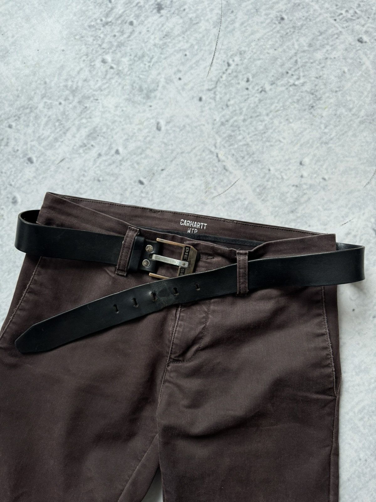 Diesel × Vintage Diesel vintage black belt unisex size 112cm Size ONE SIZE - 2 Thumbnail