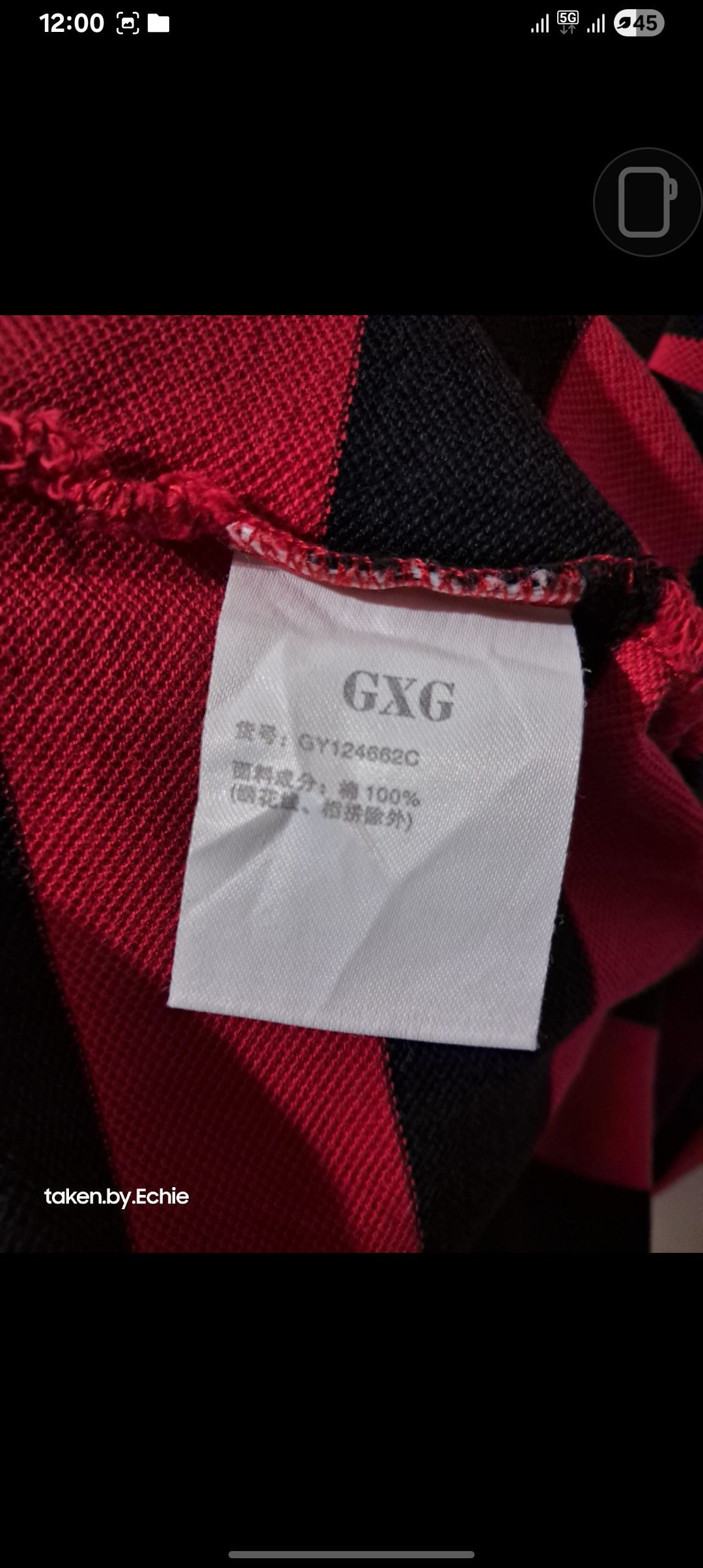 Other GXG Homme. Poloshirt. Red and Black. SALE Size US M / EU 48-50 / 2 - 4 Thumbnail