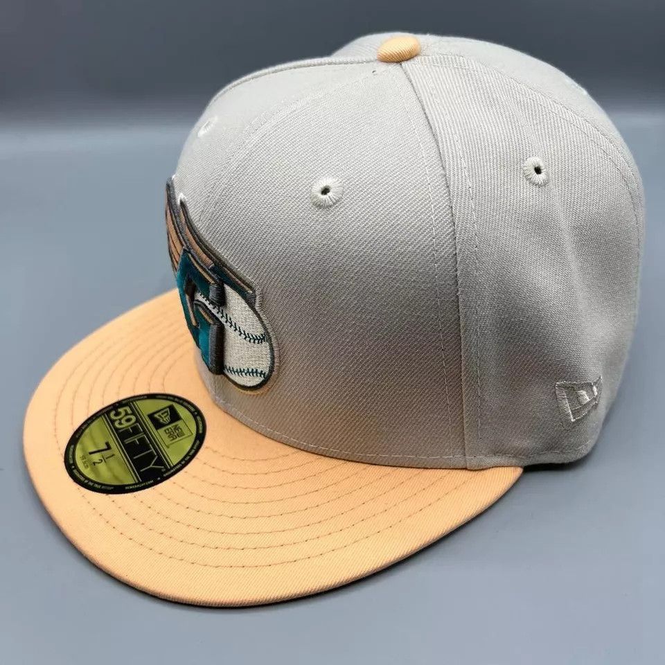 New Era Cleveland Indians Guardians Hat Men 7 1/2 MLB Fitted Cap Size ONE SIZE - 2 Thumbnail