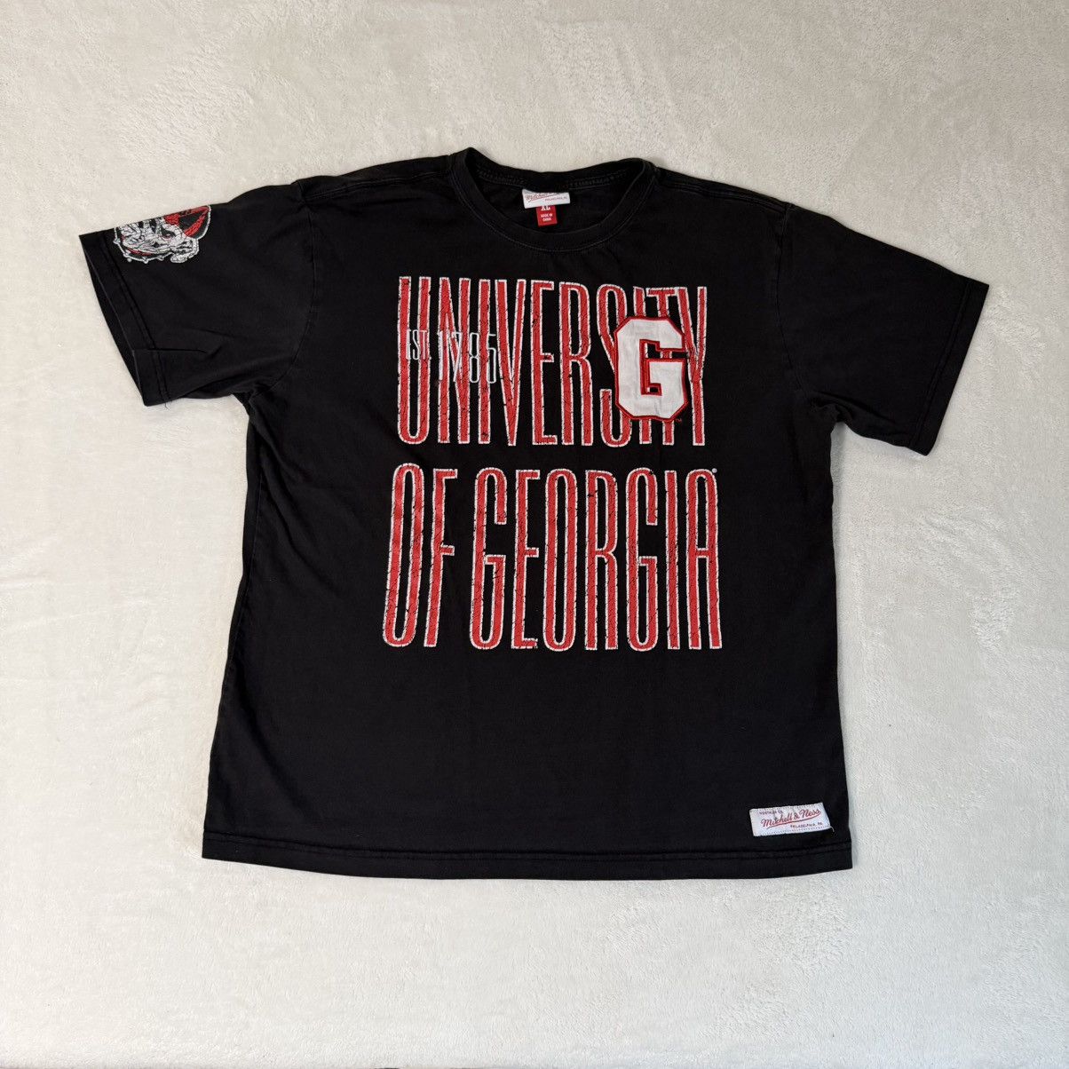 Mitchell & Ness Mitchell & Ness Georgia Bulldogs Team OG Premium T-Shirt Size US XL / EU 56 / 4 - 1 Thumbnail
