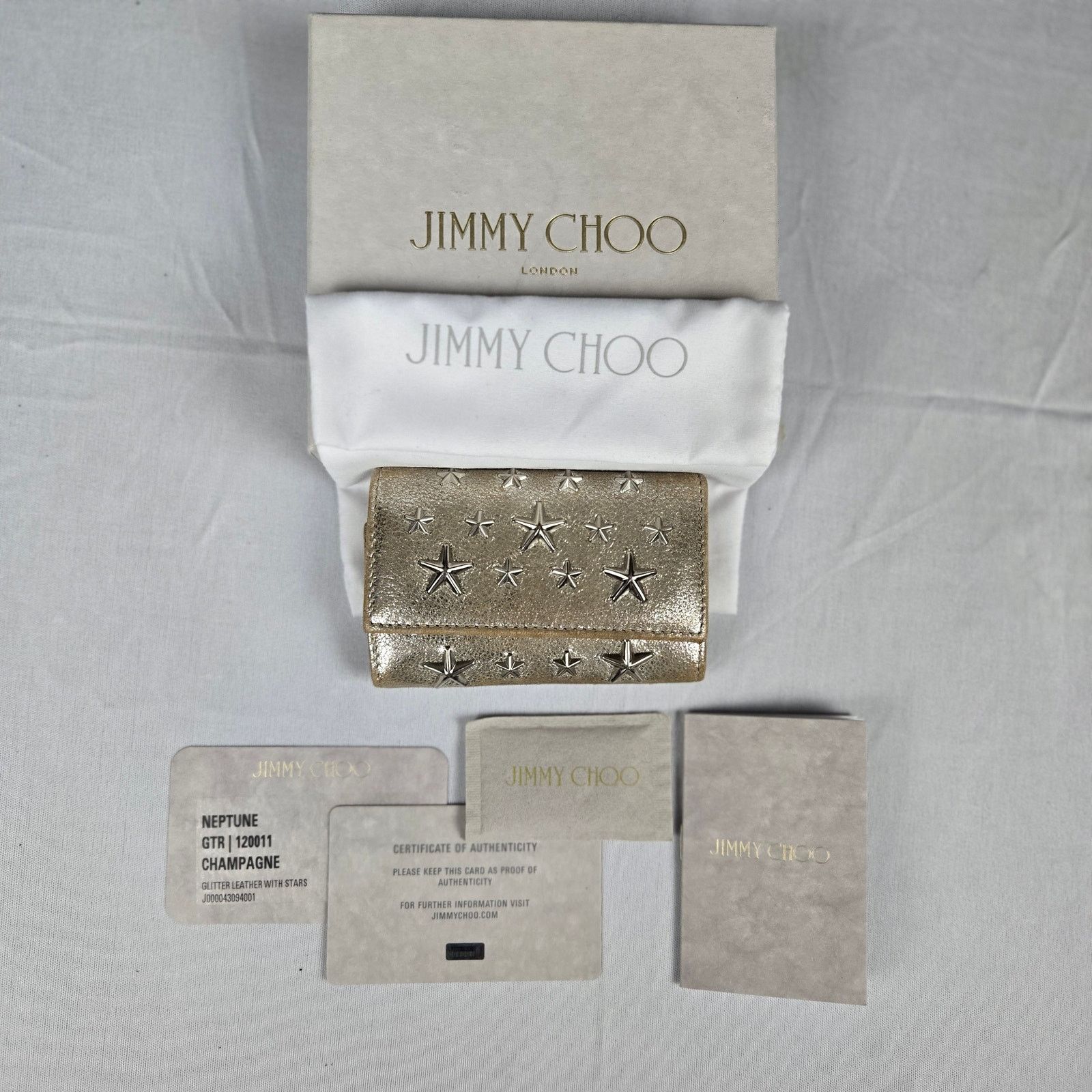Jimmy Choo Jimmy Choo Neptune Stars Key Case or Holder Full Inclusion Size ONE SIZE - 3 Thumbnail