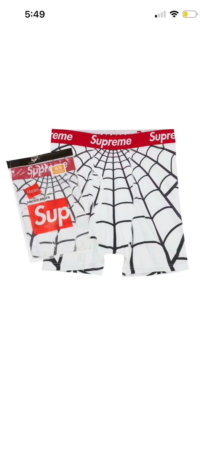 Supreme Supreme Spider-Man briefs Size ONE SIZE - 1 Thumbnail