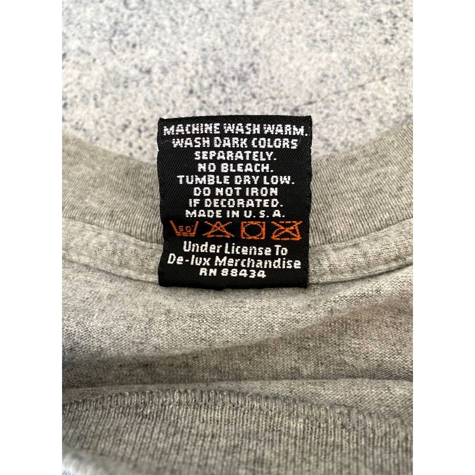 Harley Davidson Harley-Davidson Mens T-Shirt Gray XL Crew Neck Short Sleeve Motorcycle Logo Classic All Seasons Breathsable Shirt Size US XL / EU 56 / 4 - 6 Thumbnail