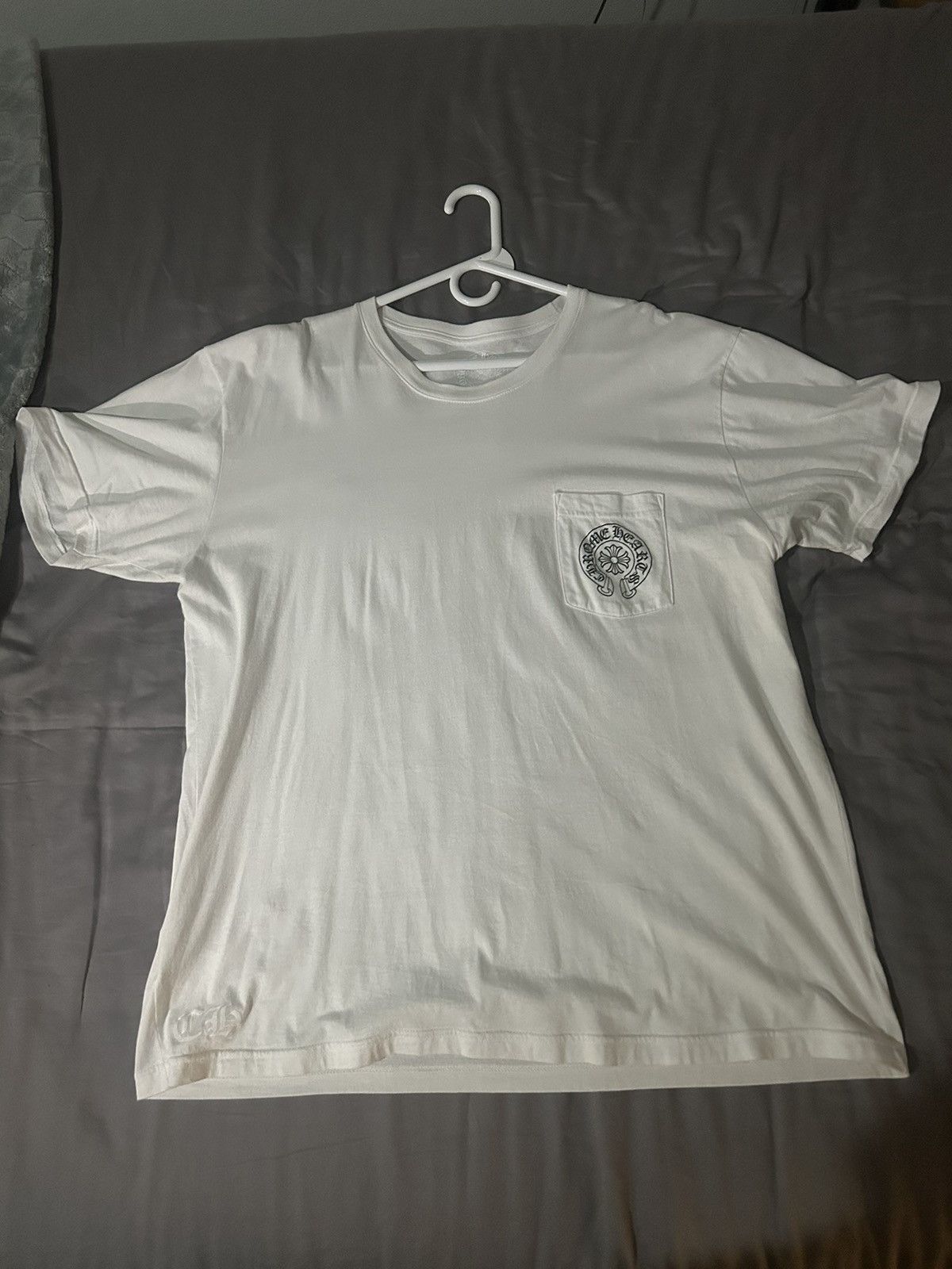 image of Chrome Hearts Miami Exclusive Tee in White, Men's (Size 2XL)