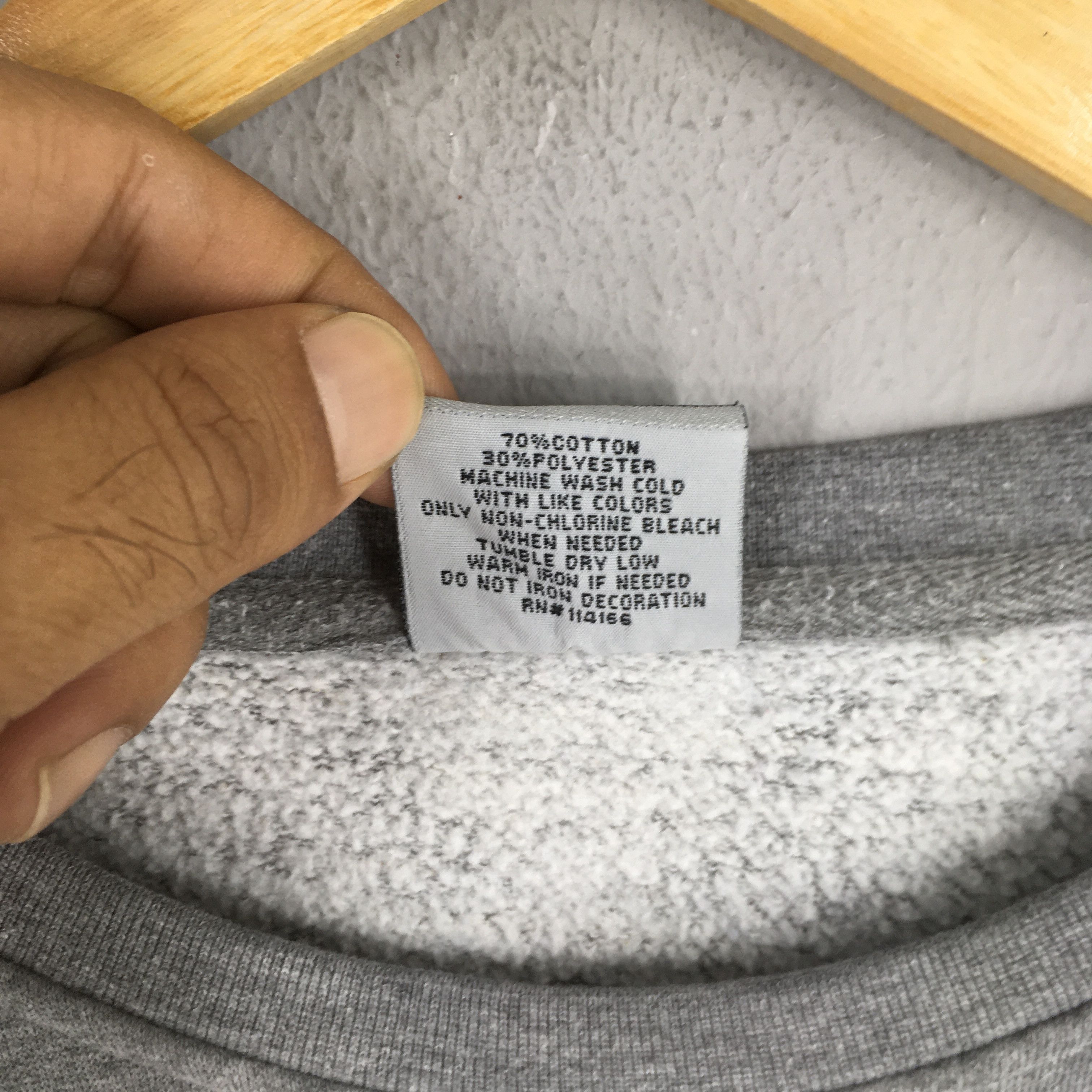 NCAA × Vintage Vintage University Notre Dame Gray Sweatshirt 2XLarge Size US XXL / EU 58 / 5 - 6 Thumbnail