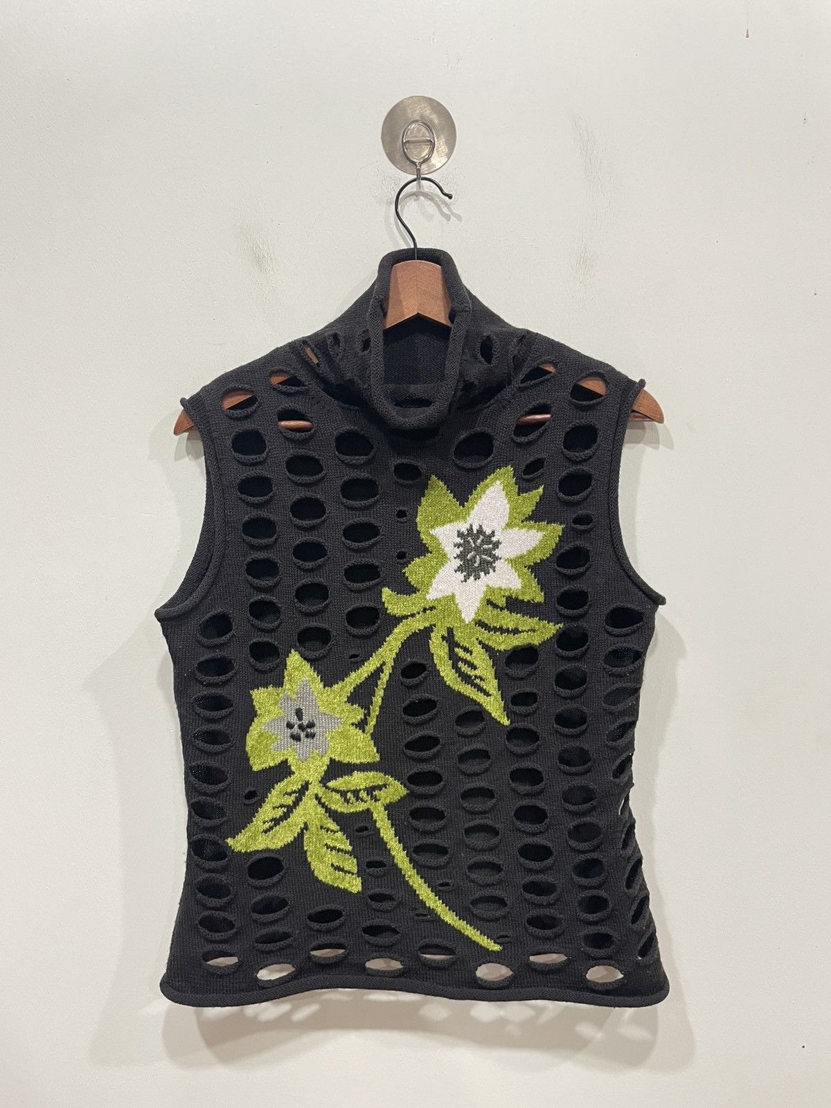 ダナ【新品未使用】コシノヒロコ　トランク　ベスト　タンクトップ HIROKO KOSHINO TRUNK Tank Top Black 40(Approx. M