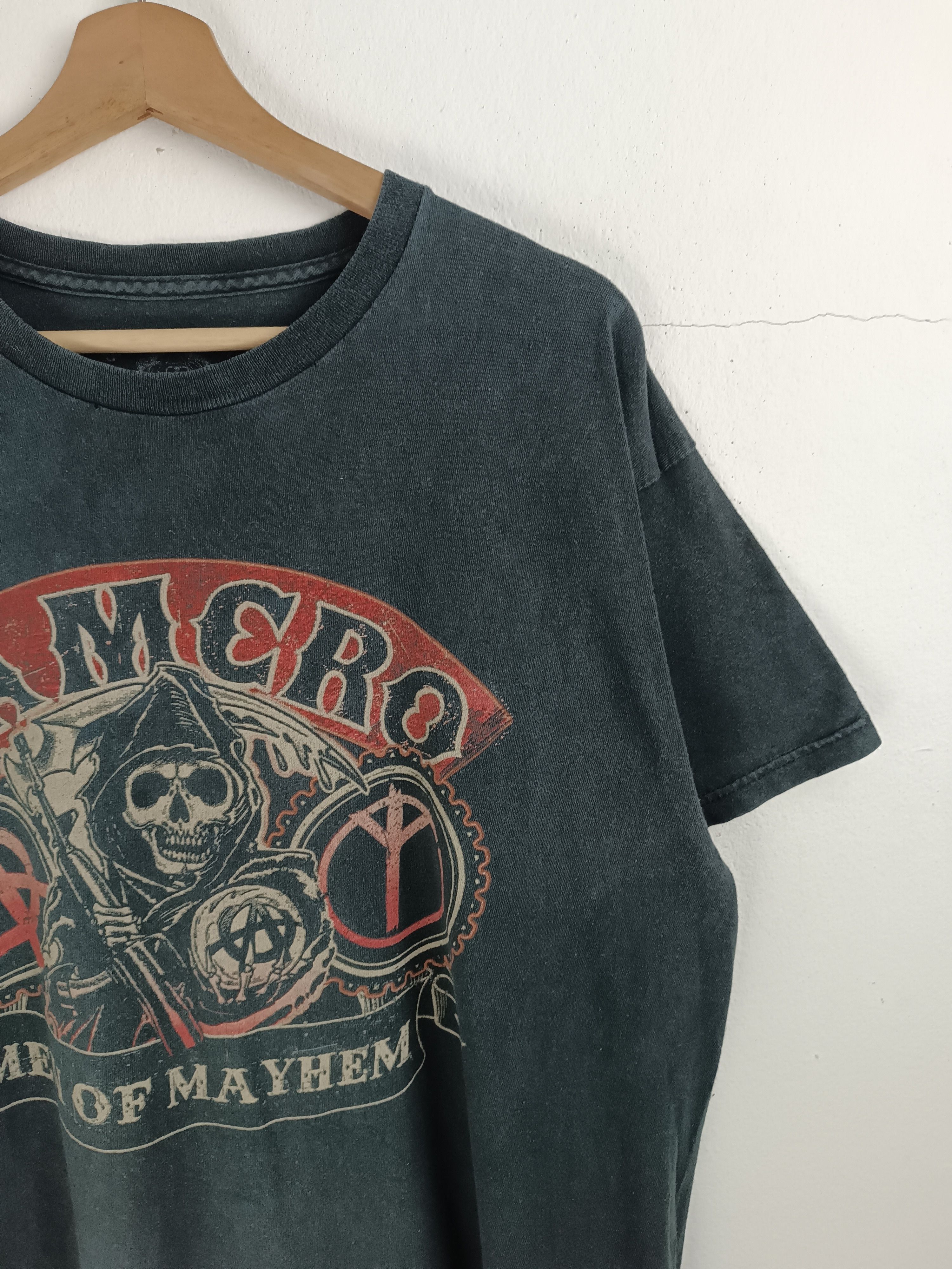 Vintage VINTAGE FADED SONS OF ANARCHY SAMCRO TEE the office friends Size US L / EU 52-54 / 3 - 6 Thumbnail