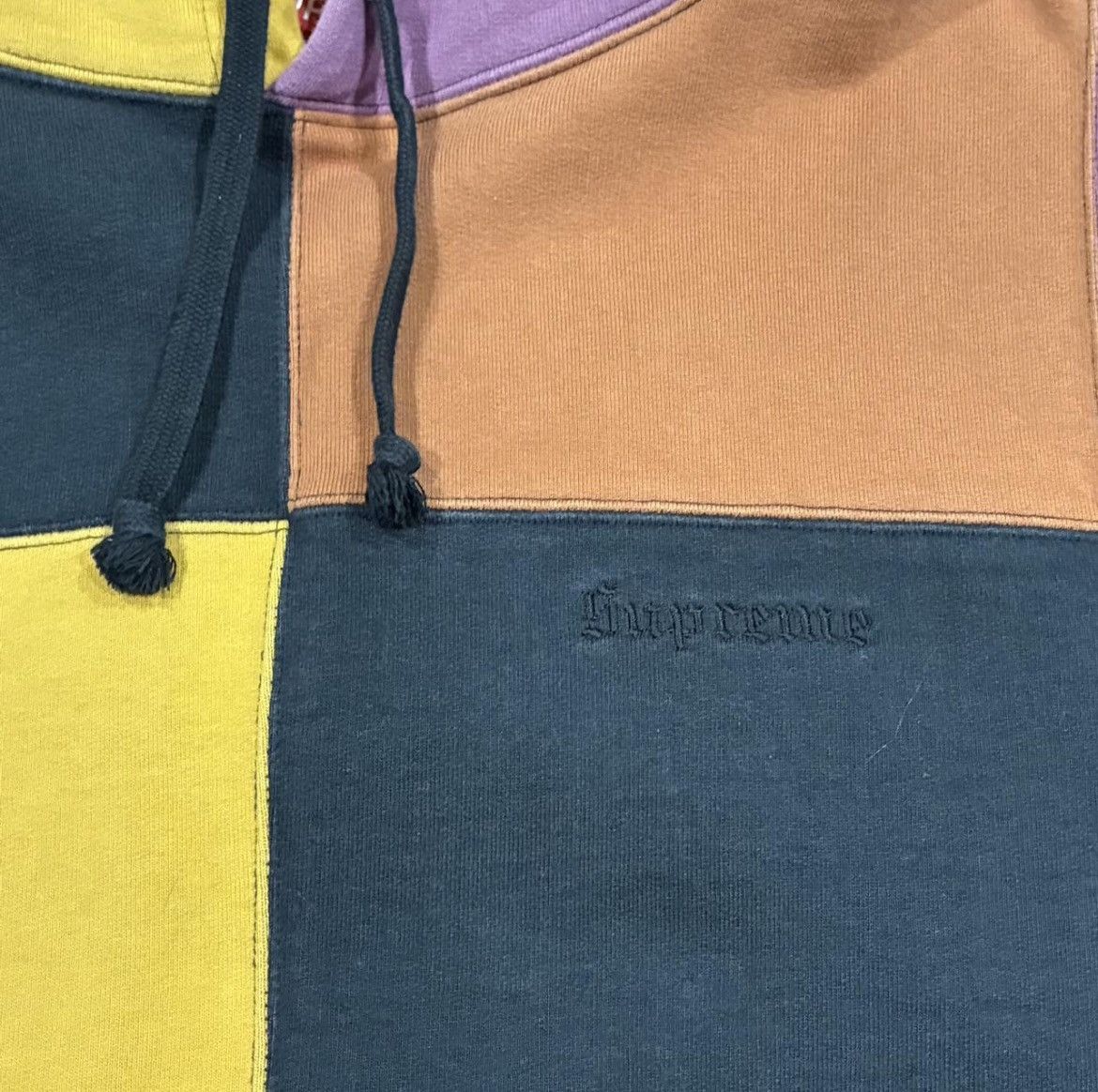 Supreme Supreme Patchwork Hoodie SS2017 Size US M / EU 48-50 / 2 - 3 Thumbnail